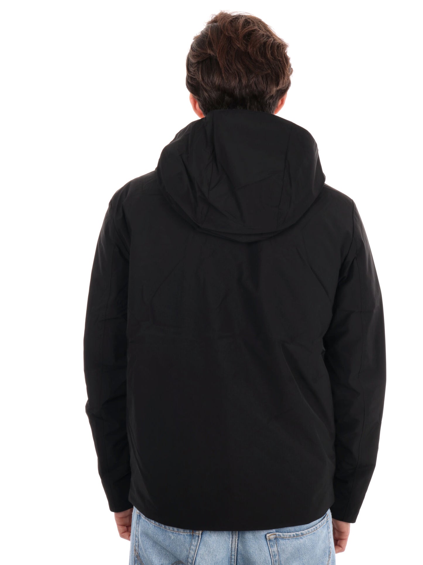 GIUBOTTO CON CAPPUCCIO TECNICO CALVIN KLEIN JEANS UOMO NERO