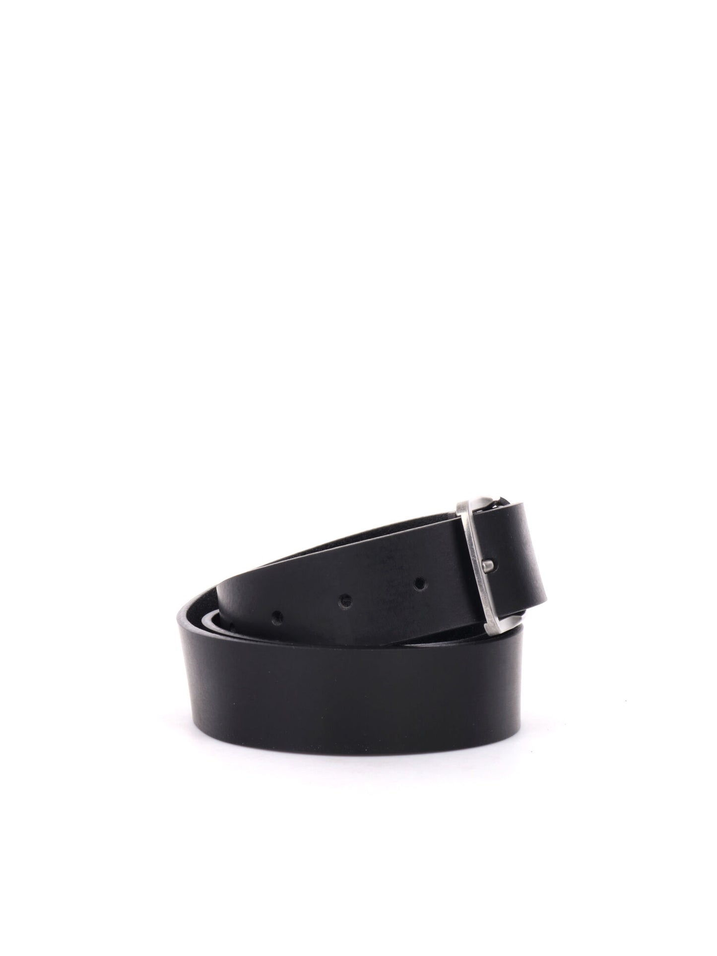 CINTURA IN PELLE CALVIN KLEIN JEANS NERO