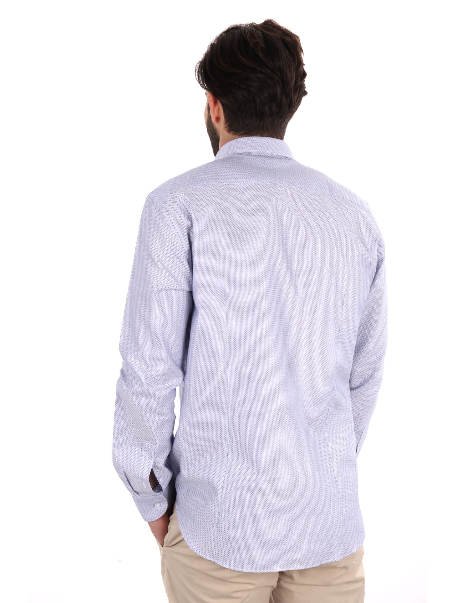 CAMICIA KING FB UOMO BIANCO-BLU
