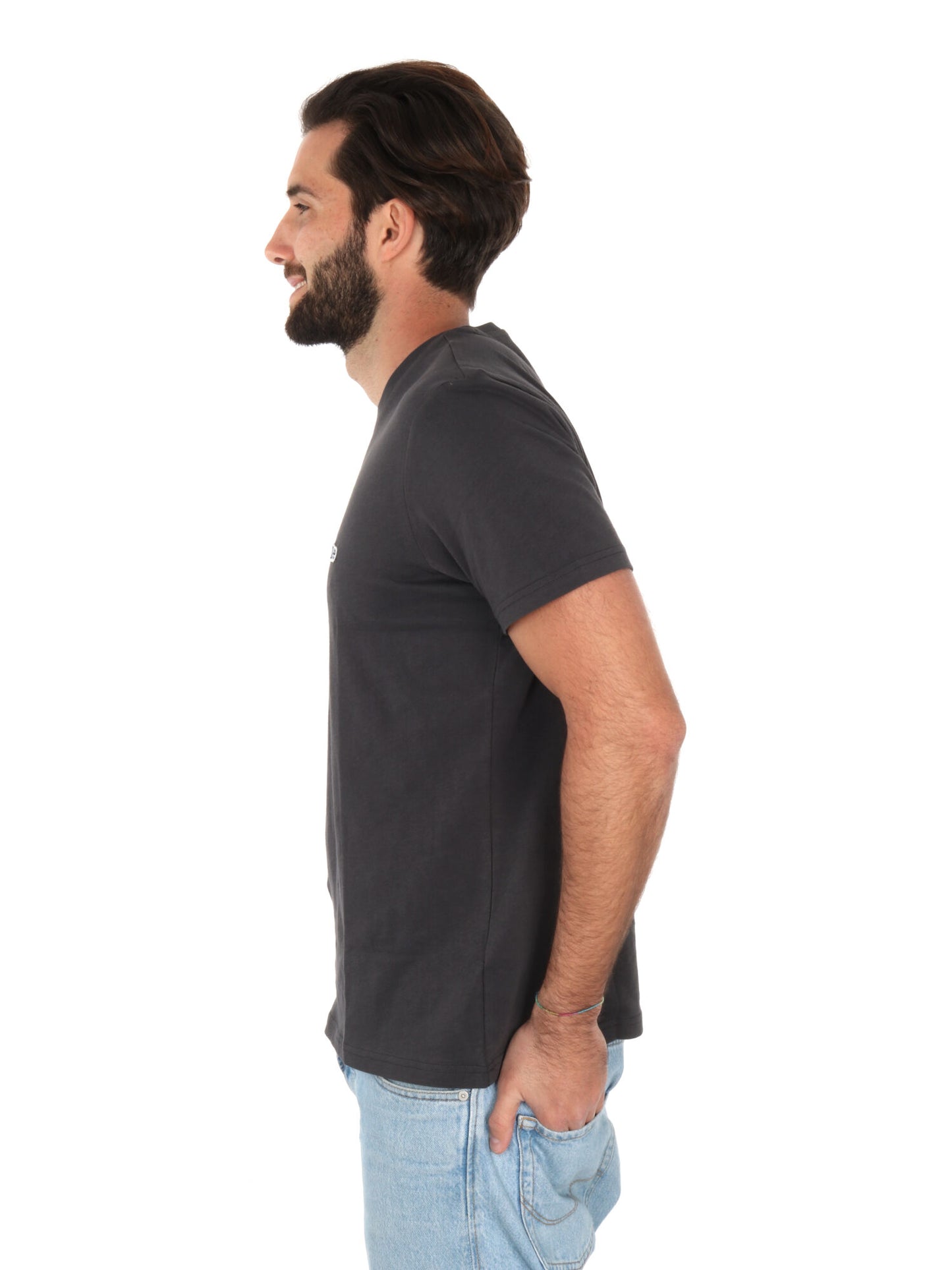 T-SHIRT PACH LOGO LEE UOMO NERO
