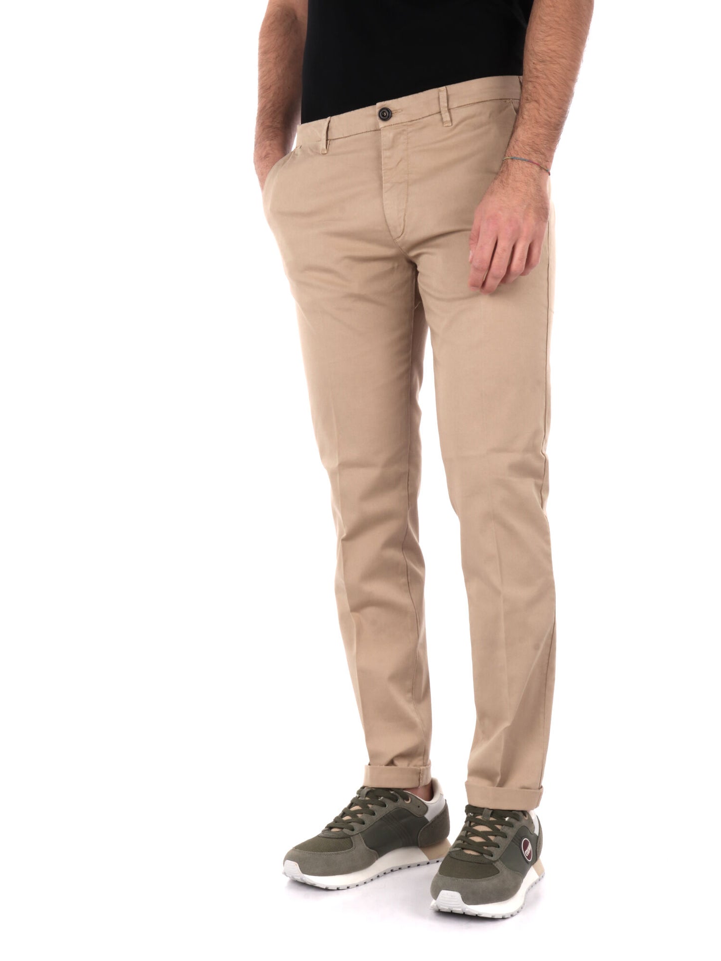 PANTALONE GABARDI 40WEFT UOMO SABBIA