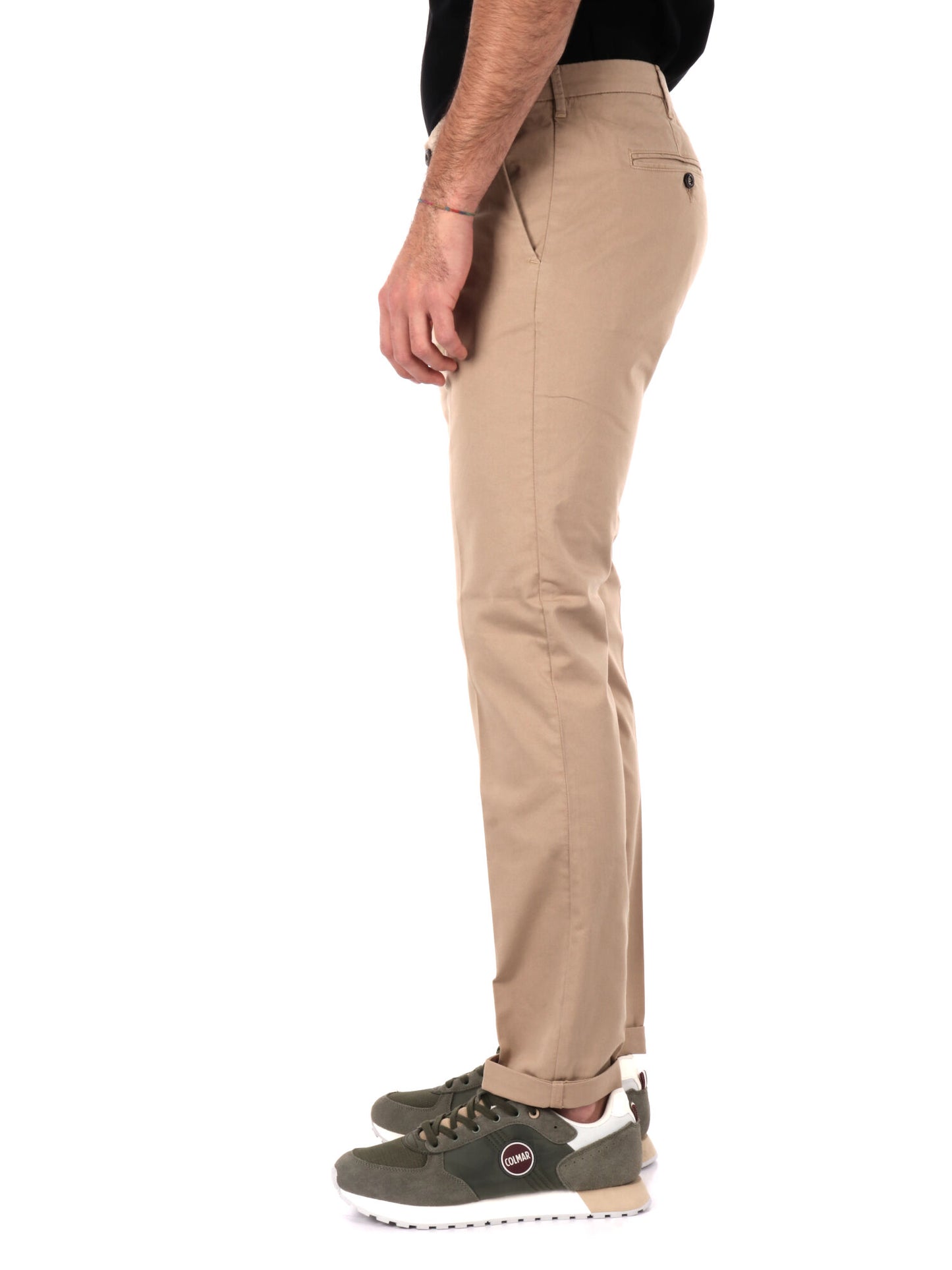 PANTALONE GABARDI 40WEFT UOMO SABBIA