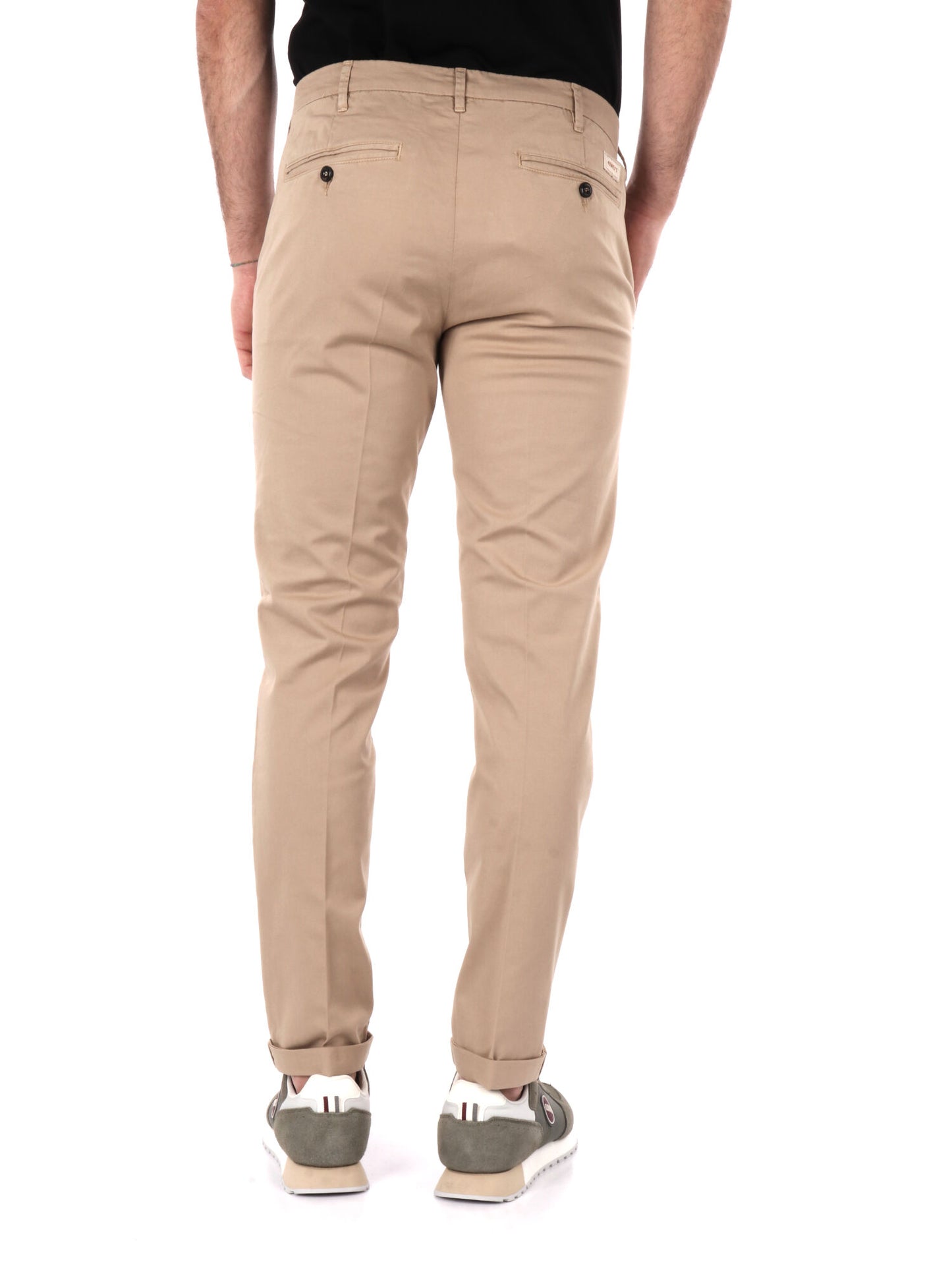 PANTALONE GABARDI 40WEFT UOMO SABBIA