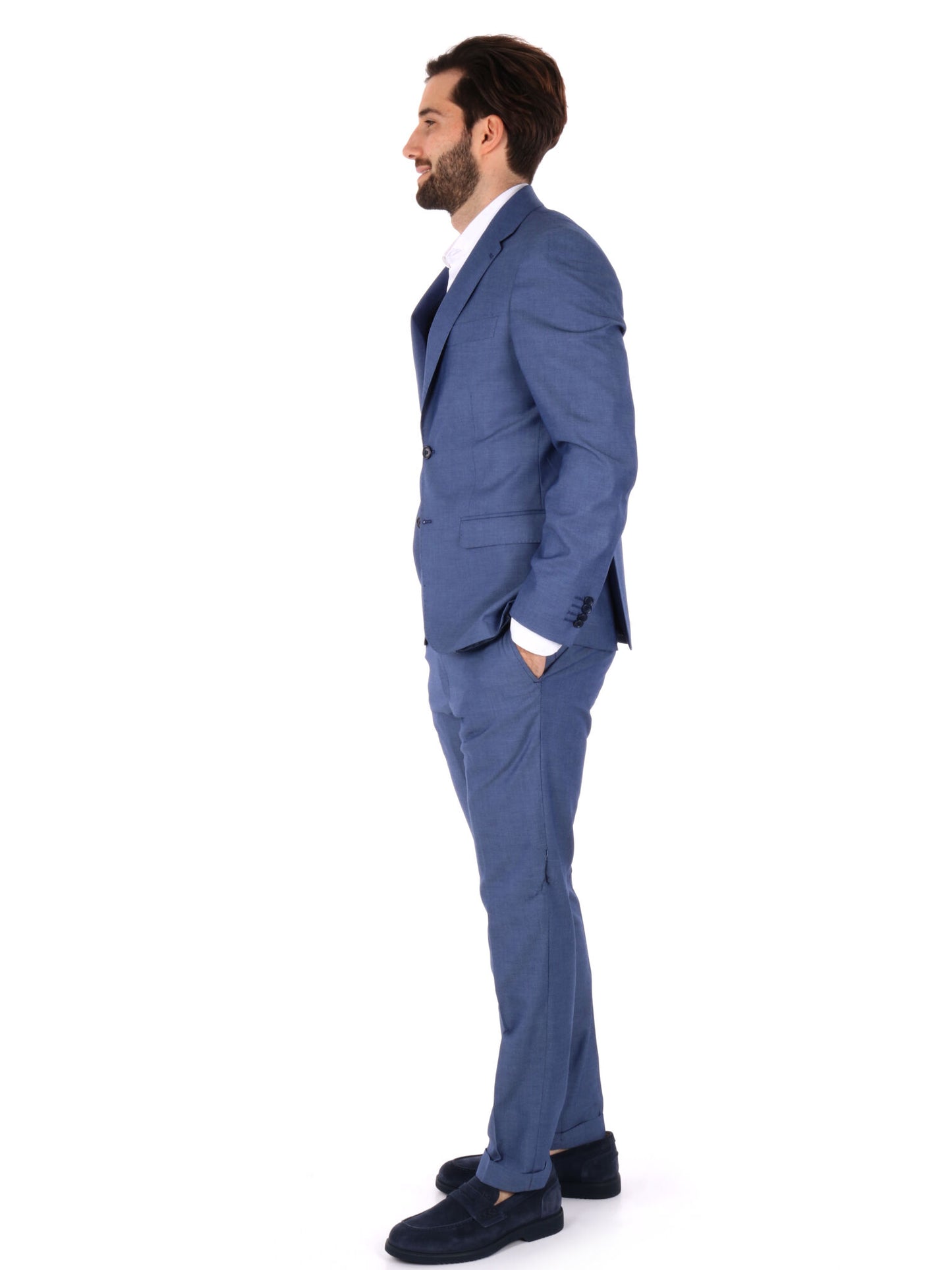 ABITO MONOPETTO FB UOMO BLU