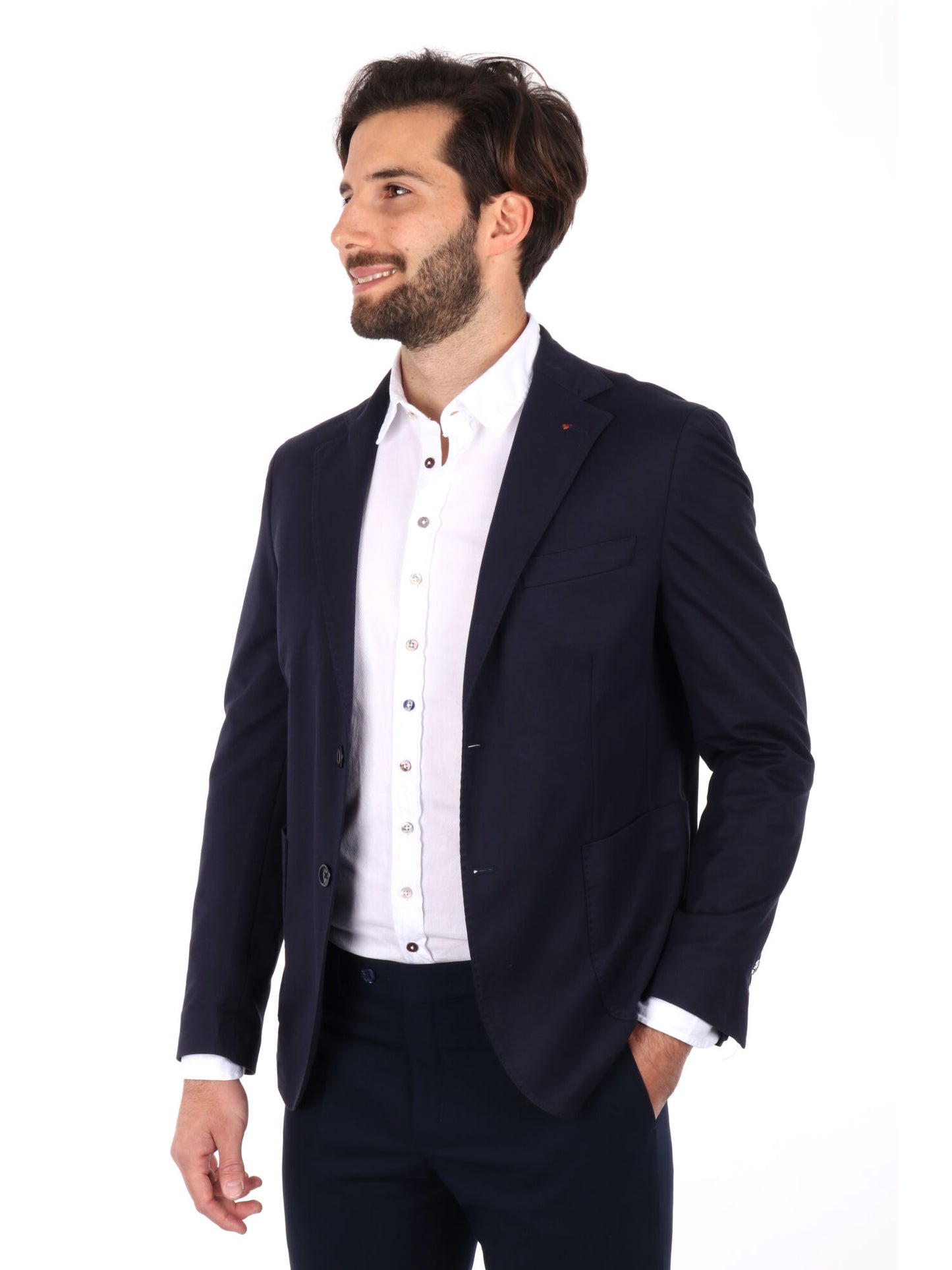 GIACCA MONOPETTO PUNTO MILANO FB UOMO BLU