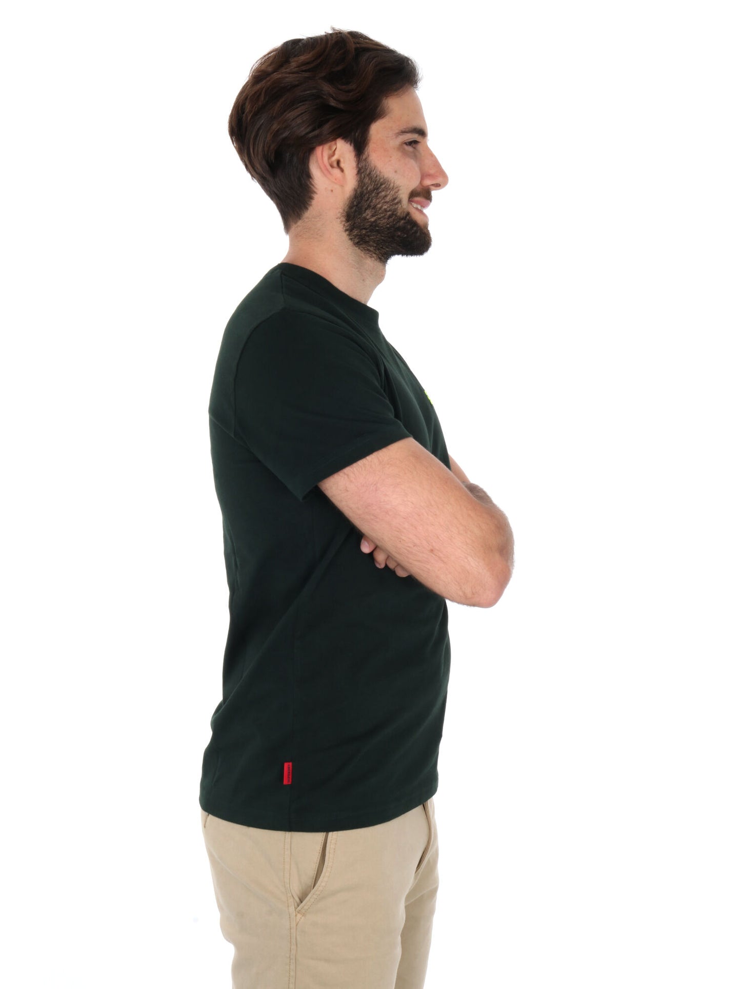 T-SHIRT ESSENTIAL LOGO SUPERDRY UOMO VERDE