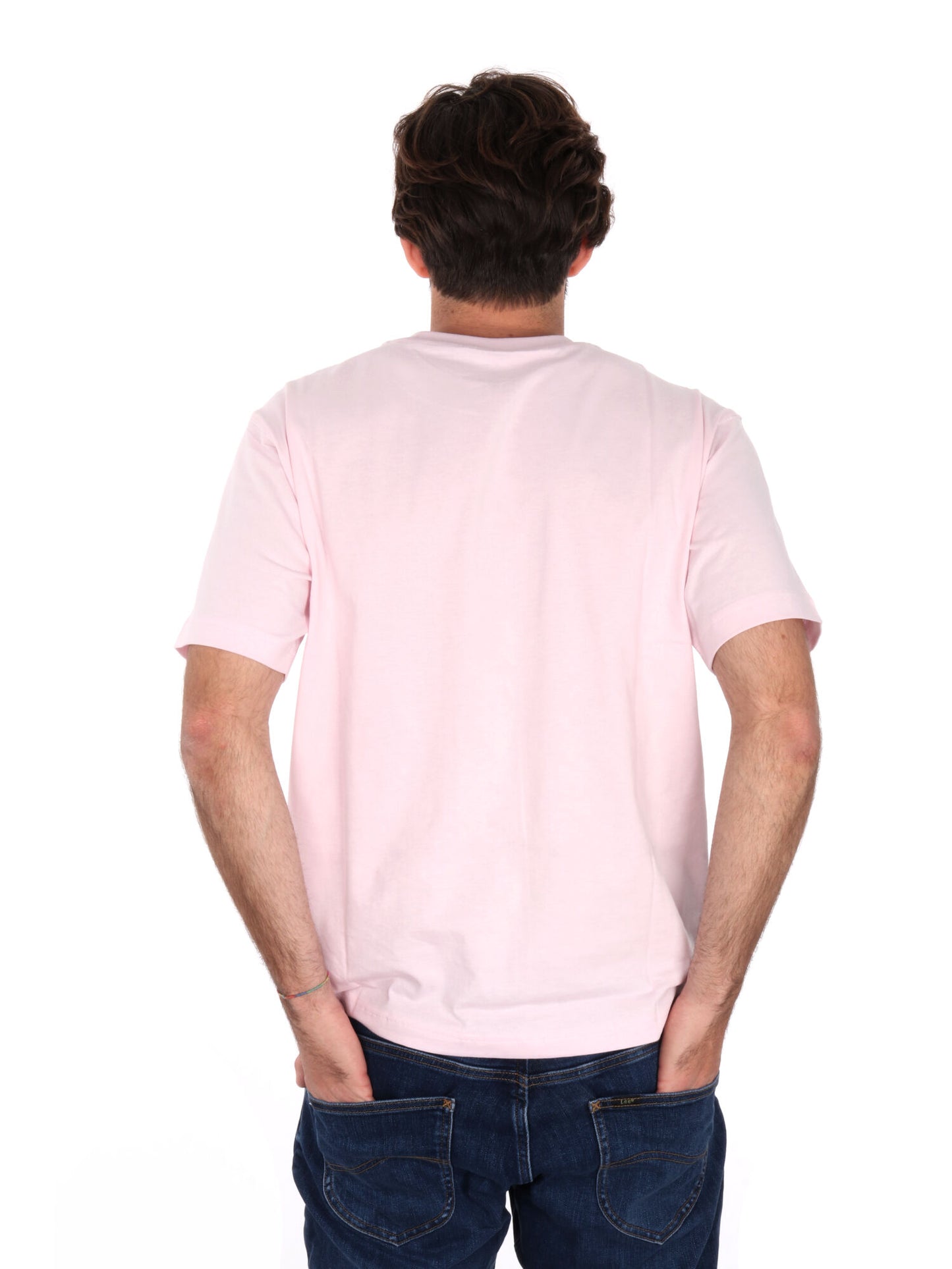 T-SHIRT CON RICAMO NEW BALANCE UOMO ROSA