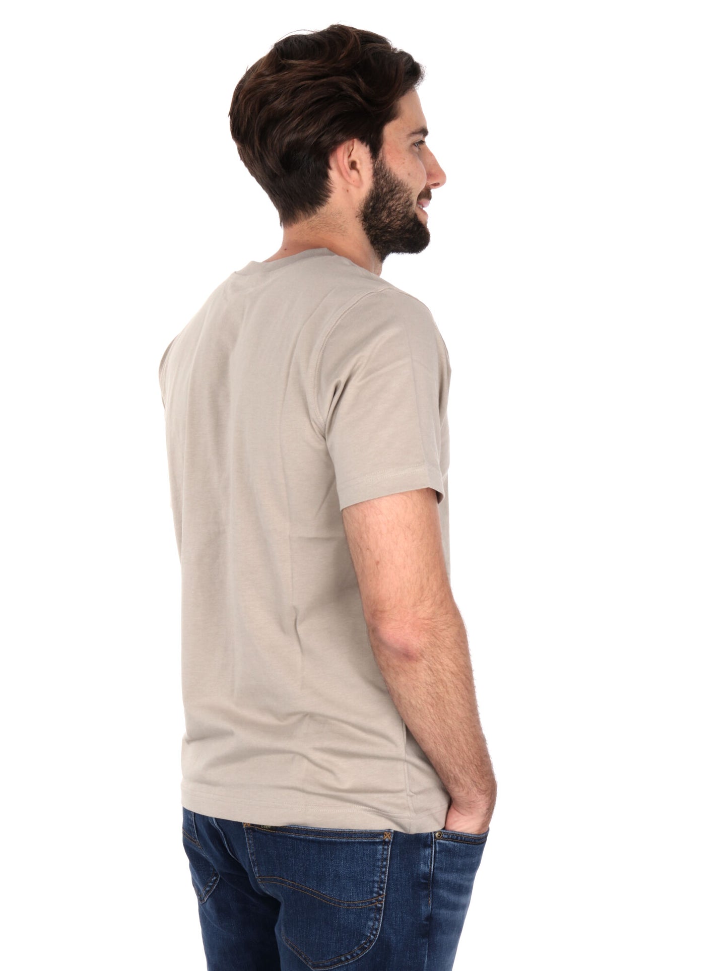 T-SHIRT LOGO GRADIENT NEW BALANCE UOMO FANGO