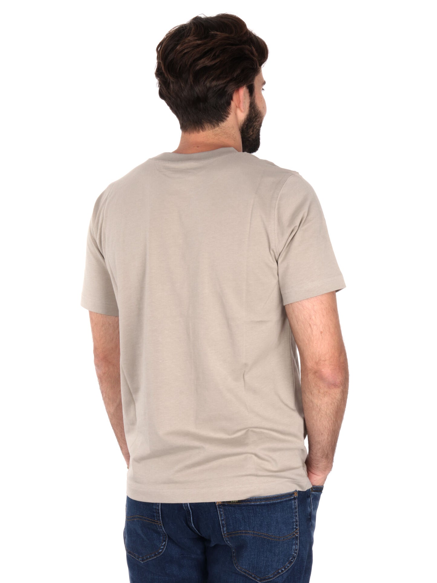 T-SHIRT LOGO GRADIENT NEW BALANCE UOMO FANGO