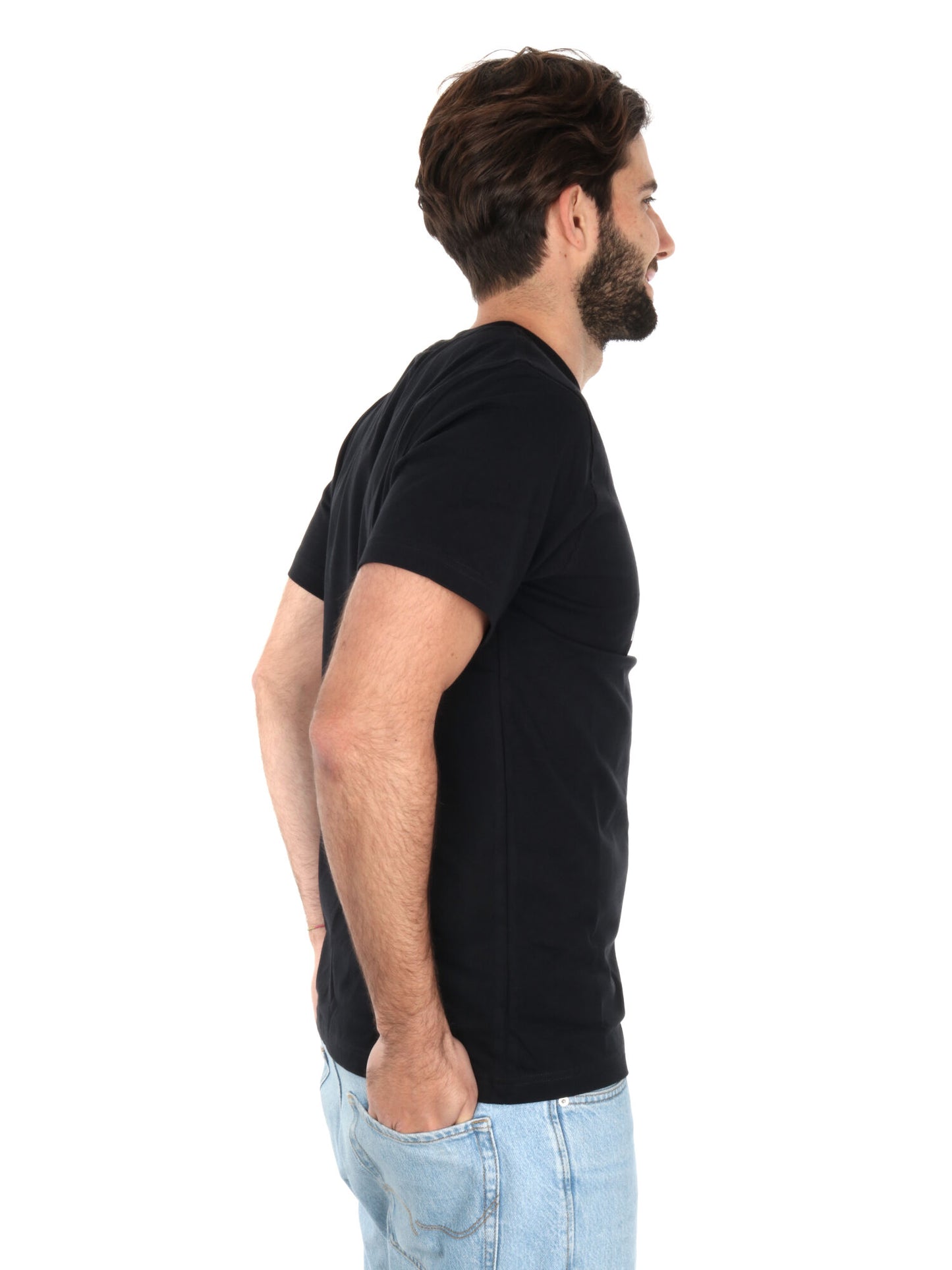 T-SHIRT LOGO GRADIENT NEW BALANCE UOMO NERO