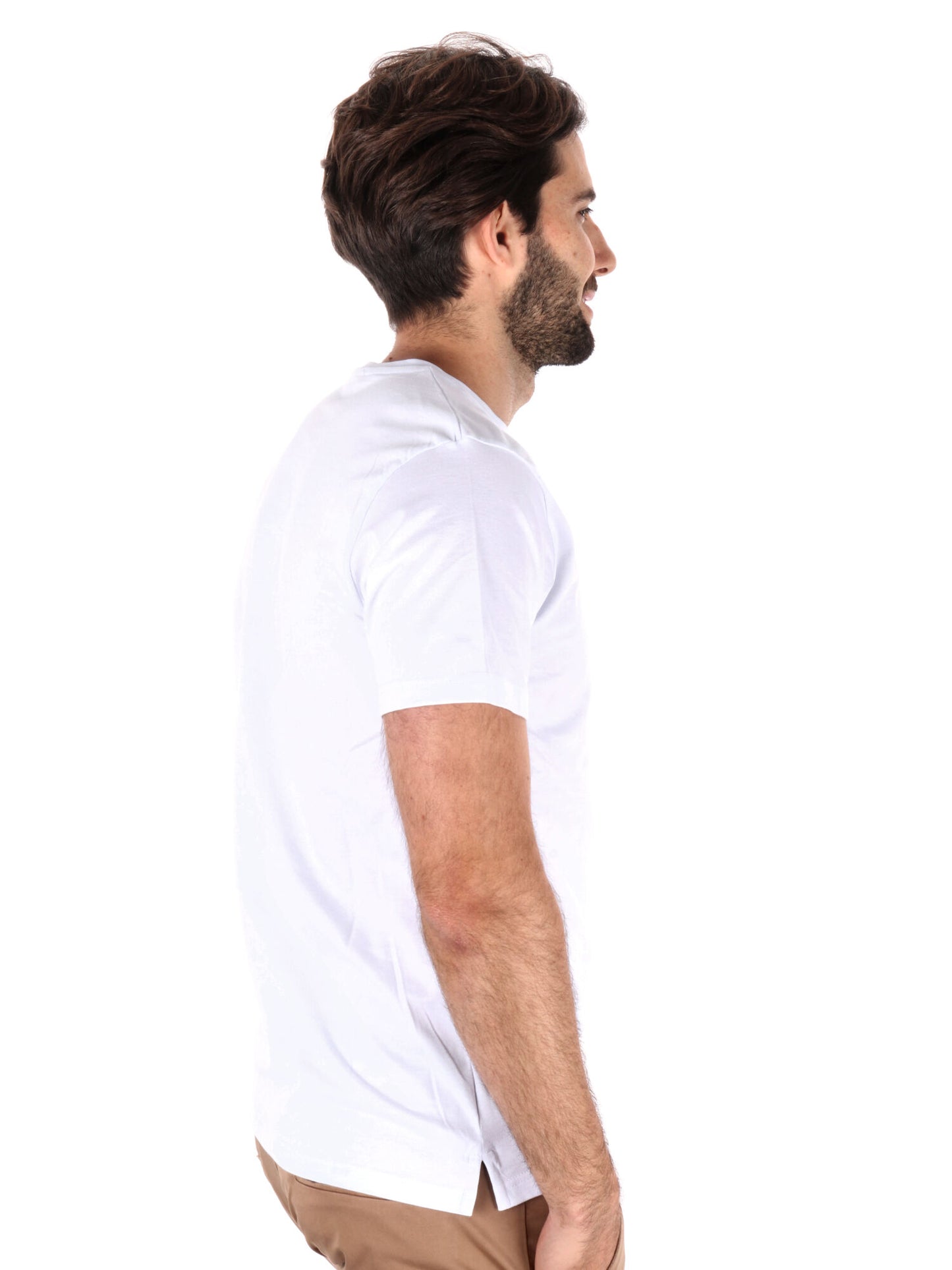 T-SHIRT IN PIQUET FB UOMO BIANCO