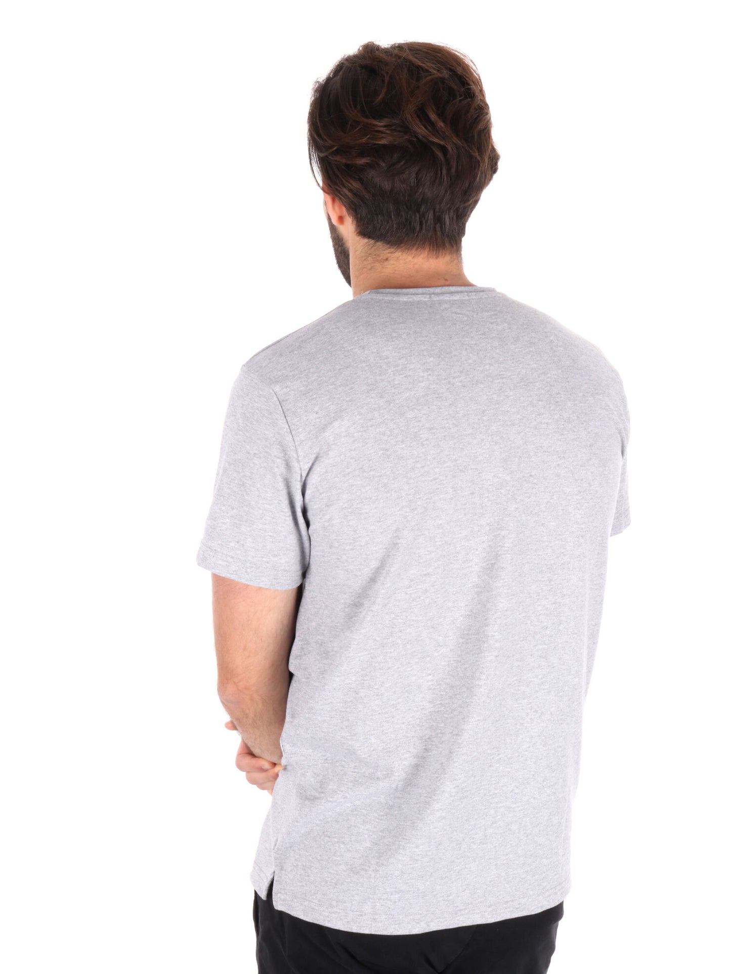 T-SHIRT IN PIQUET FB UOMO GRIGIO