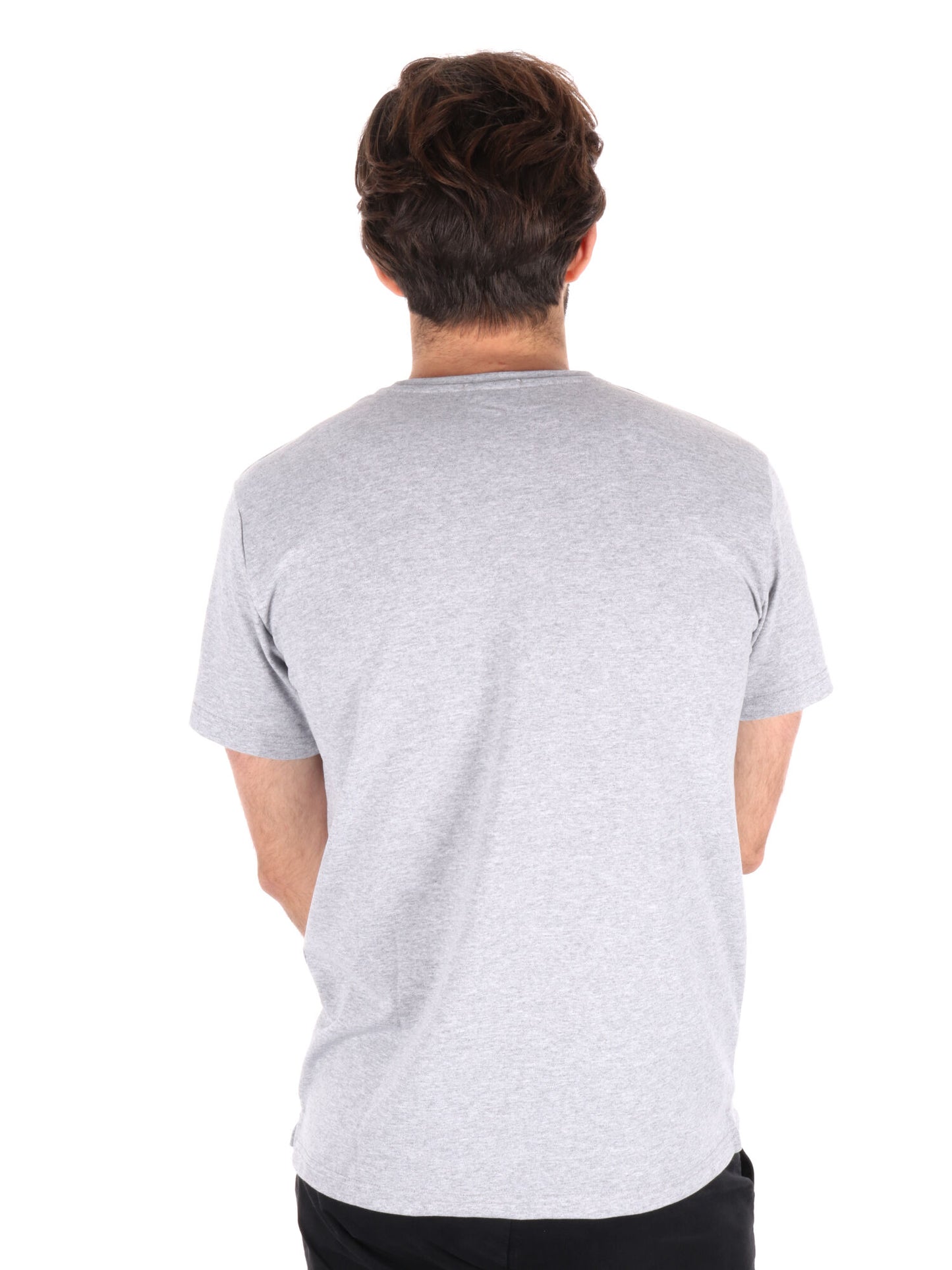 T-SHIRT IN PIQUET FB UOMO GRIGIO