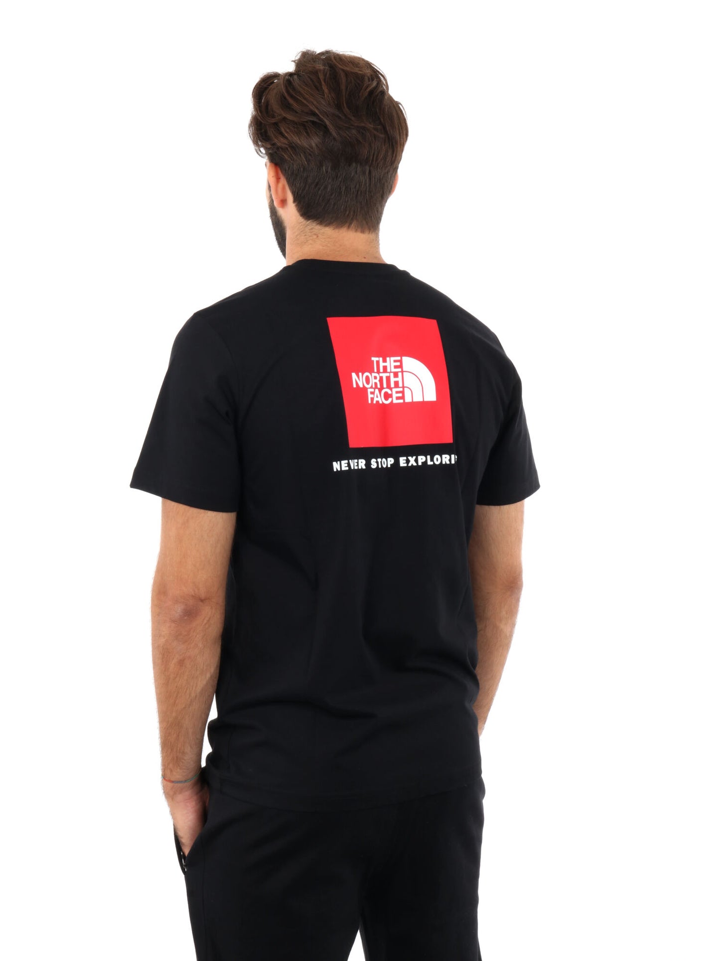 T-SHIRT REDBOX THE NORTH FACE UOMO NERO