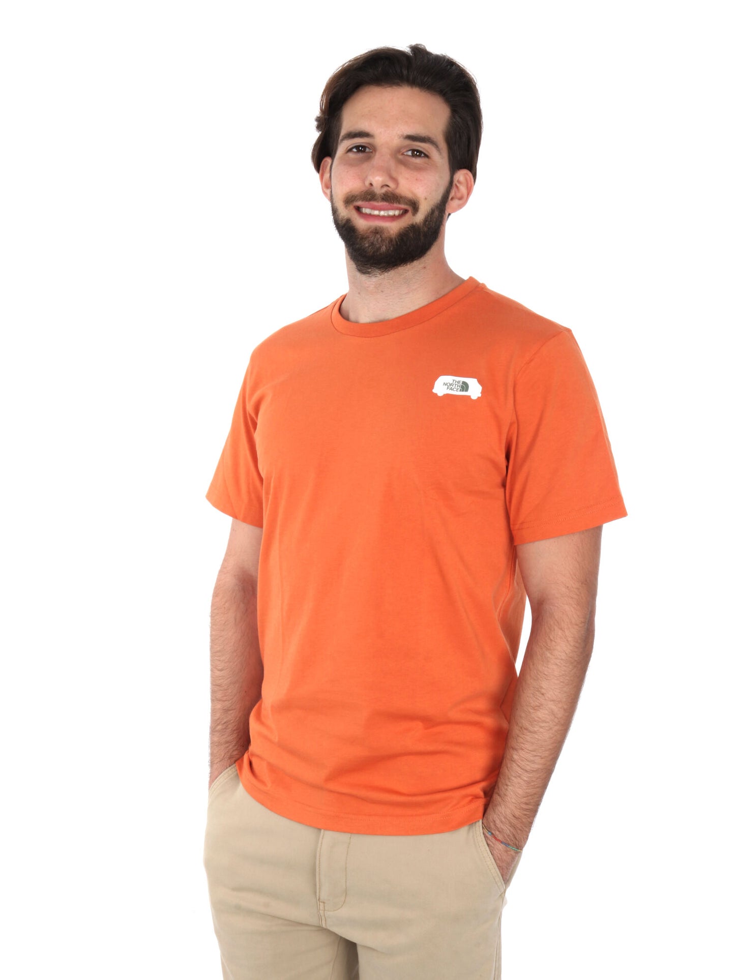 T-SHIRT OUTDOOR GRAPHIC THE NORTH FACE UOMO ARANCIO