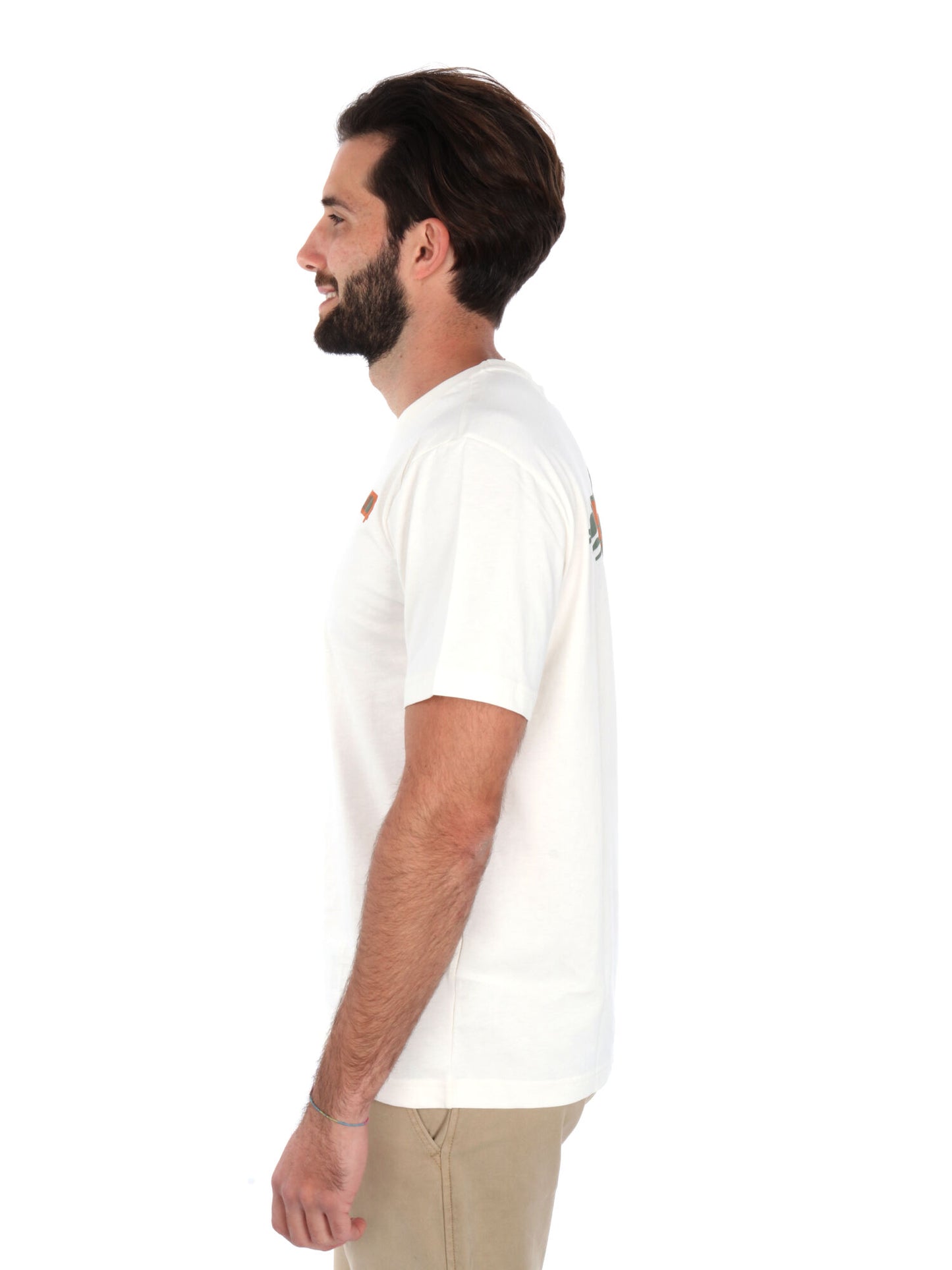 T-SHIRT OUTDOOR GRAPHIC THE NORTH FACE UOMO PANNA