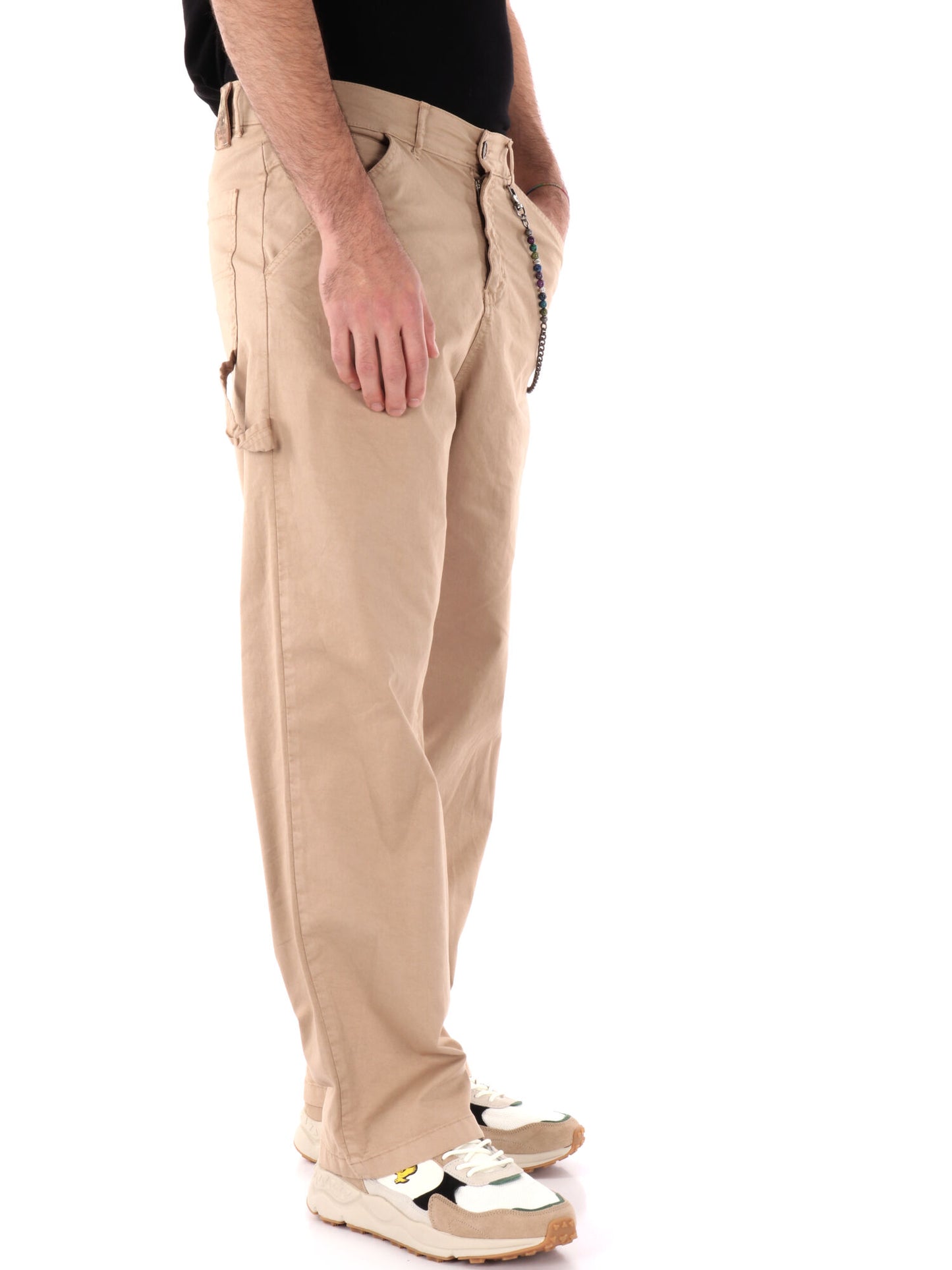 PANTALONE LOOSE FIT FB UOMO BISCOTTO