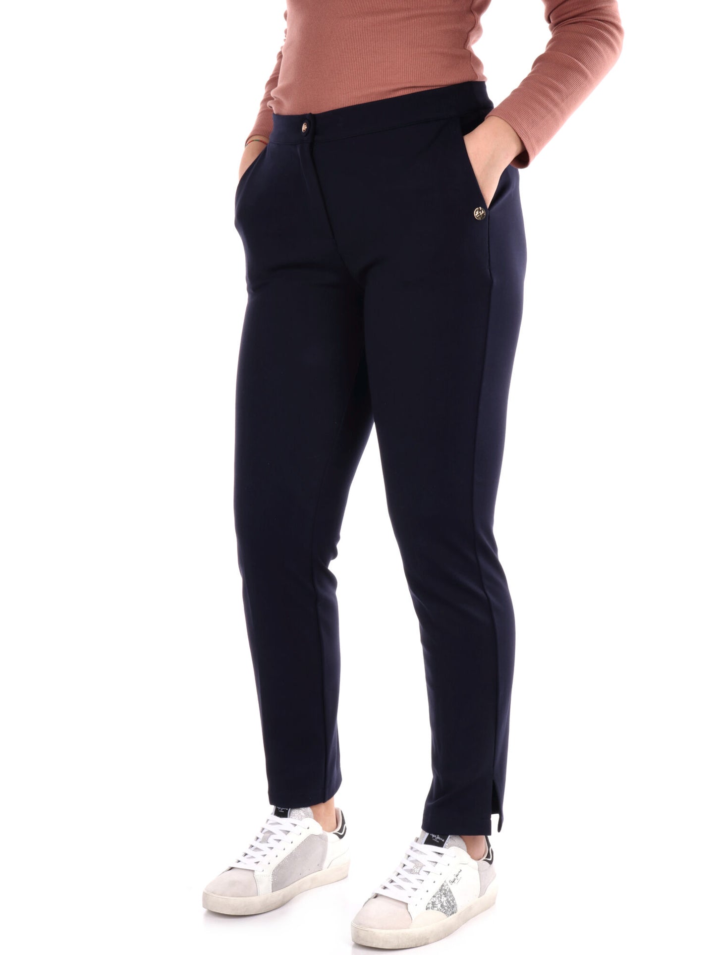PANTALONE PUNTO MILANO ARTIGLI DONNA BLU
