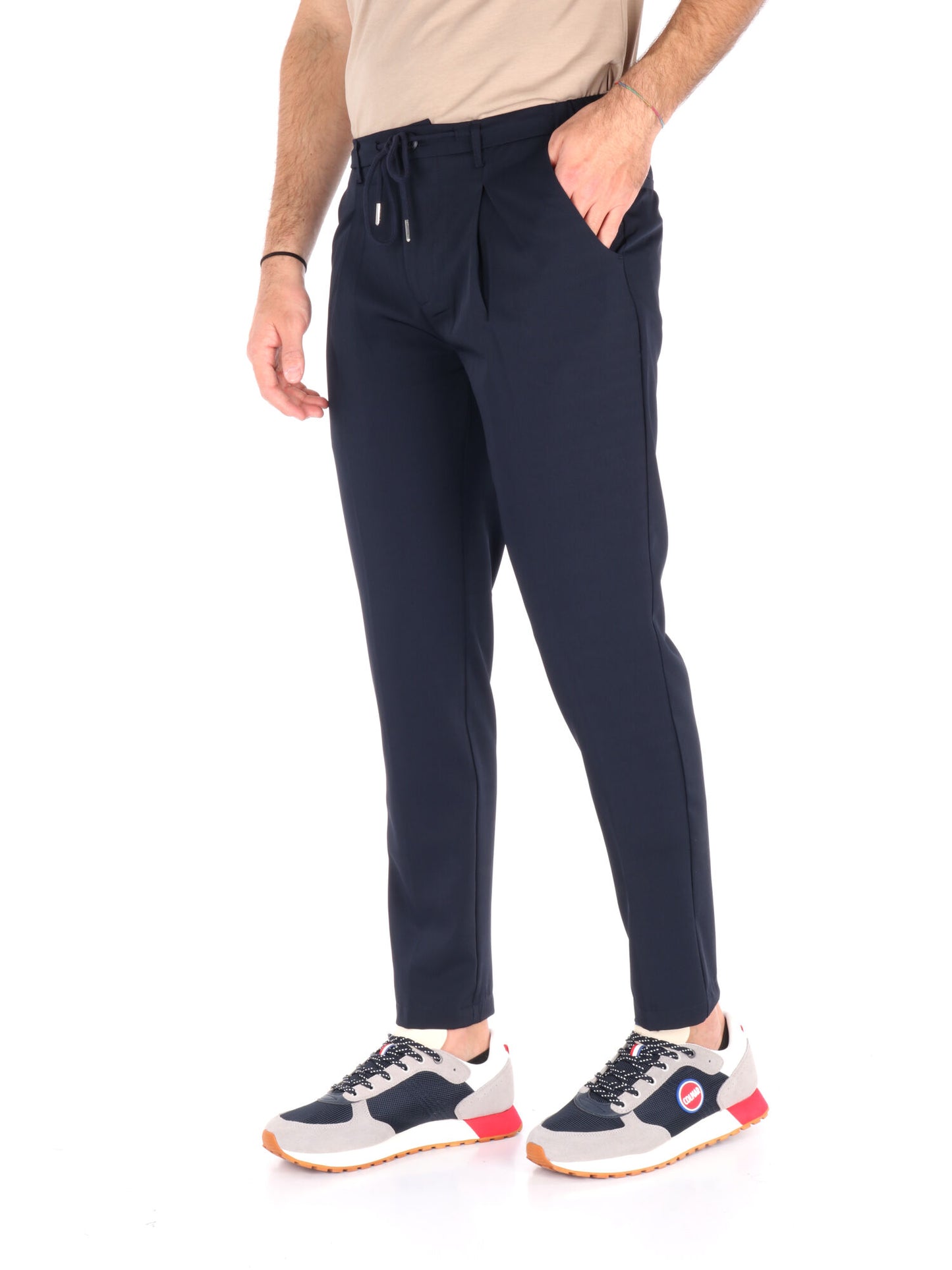 PANTALACCIO CON PENCES YES ZEE UOMO BLU