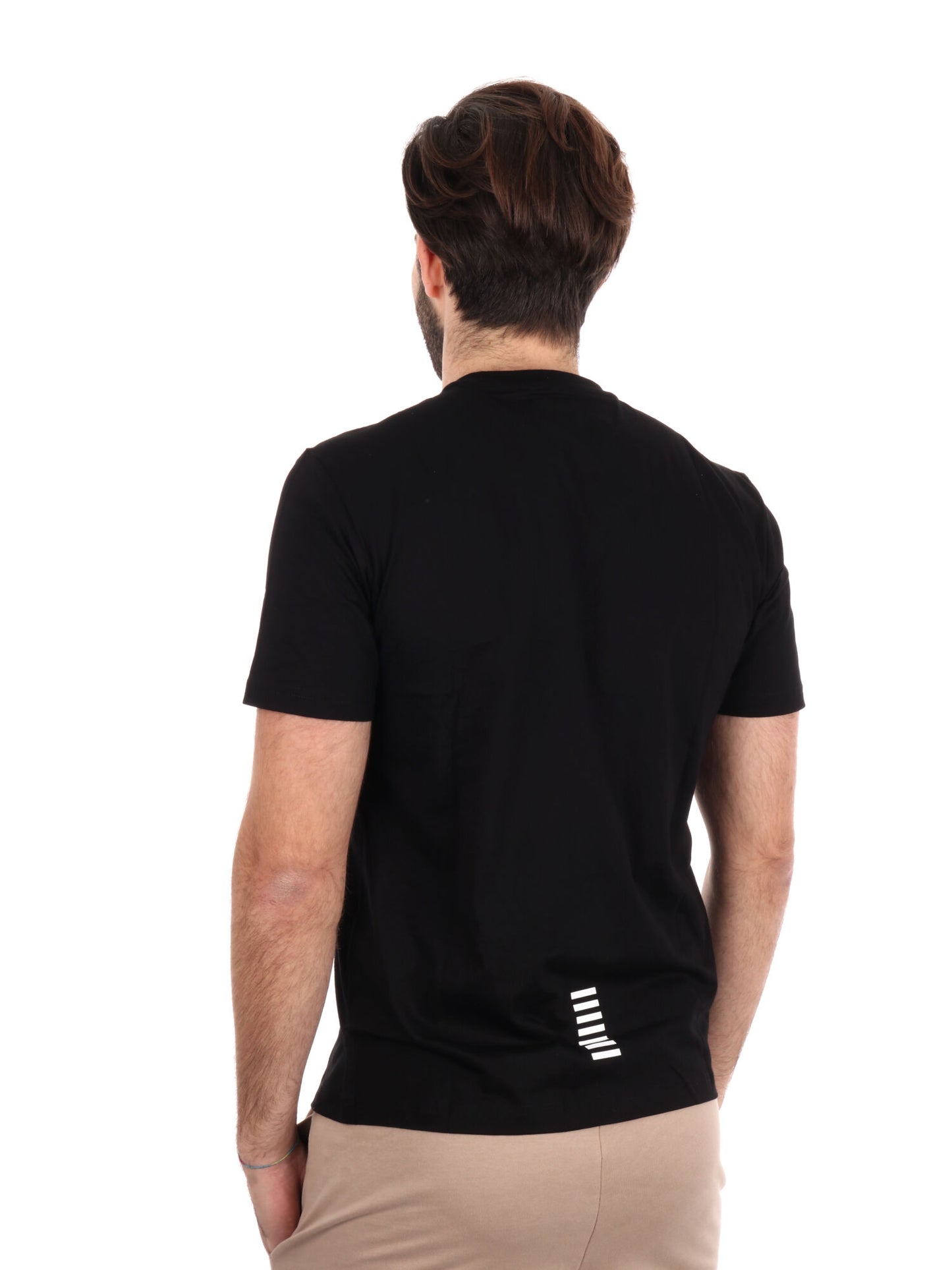T-SHIRT CORE IDENTITY EA7 EMPORIO ARMANI UOMO NERO