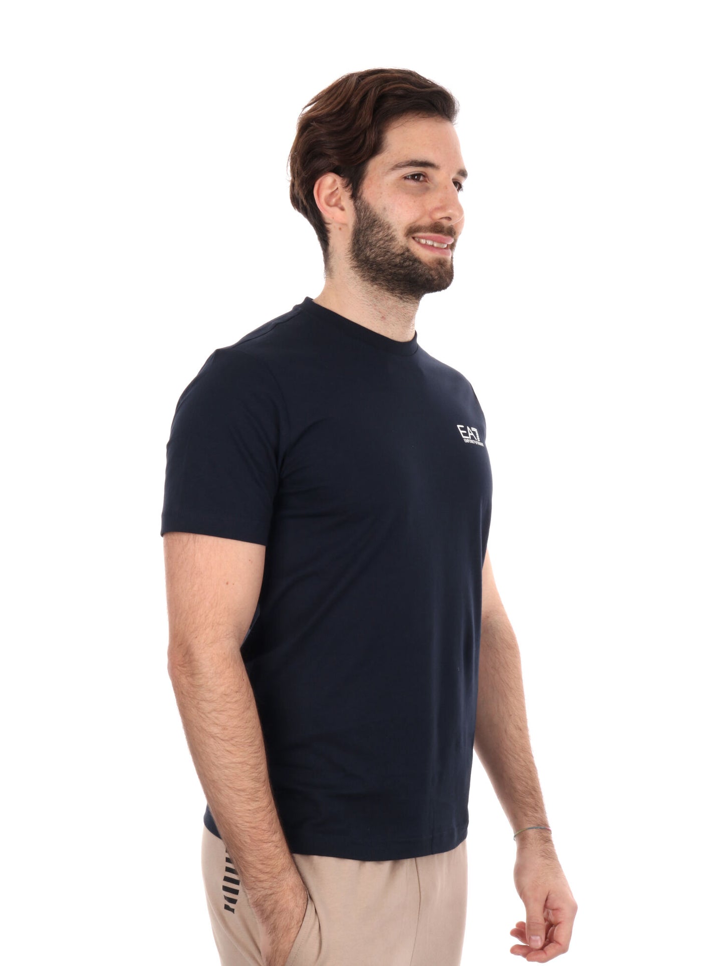 T-SHIRT CORE IDENTITY EA7 EMPORIO ARMANI UOMO BLU