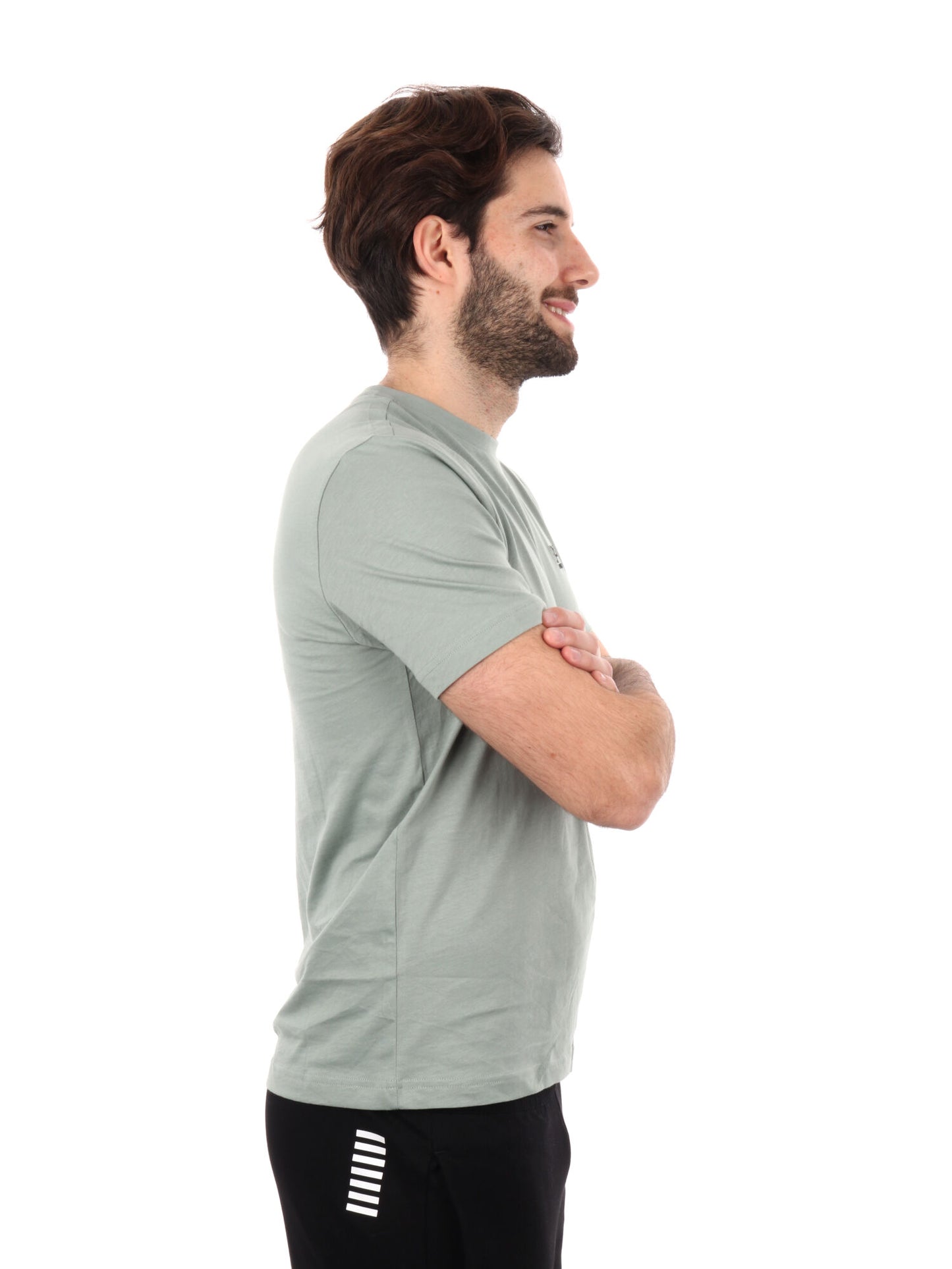 T-SHIRT CORE IDENTITY EA7 EMPORIO ARMANI UOMO SALVIA