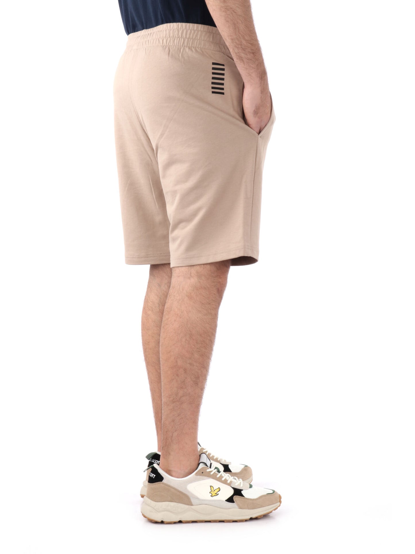 BERMUDA SPORTIVO EA7 EMPORIO ARMANI DA UOMO BEIGE