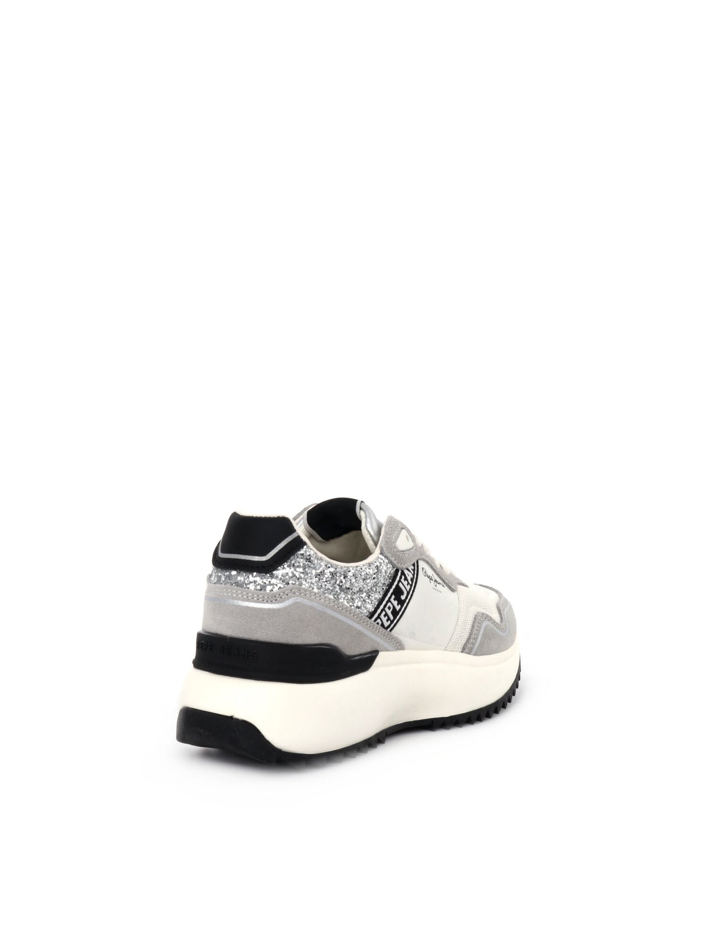 SNEAKERS KIMI LAND PEPE JEANS DONNA BIANCO ARGENTO