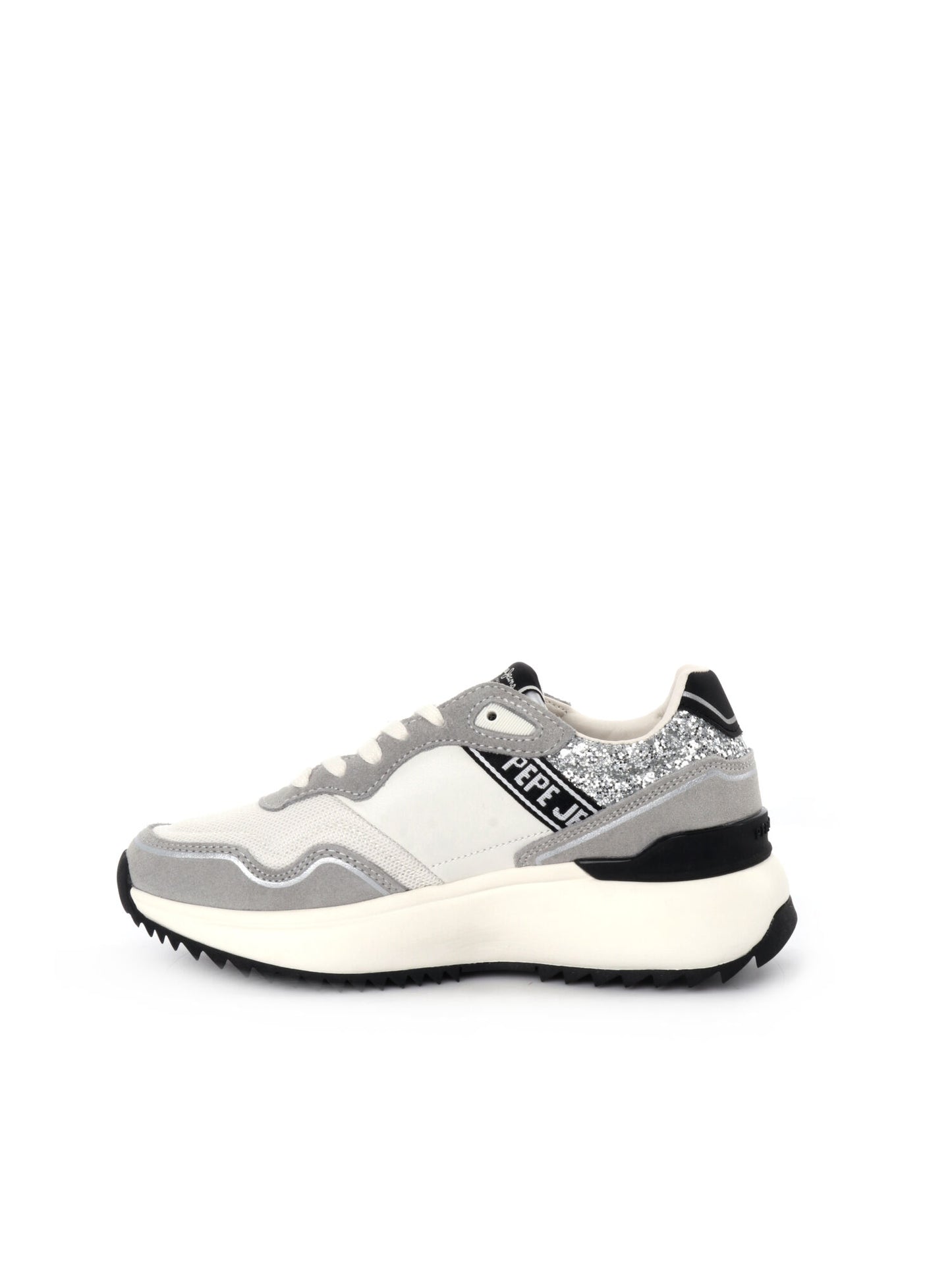 SNEAKERS KIMI LAND PEPE JEANS DONNA BIANCO ARGENTO