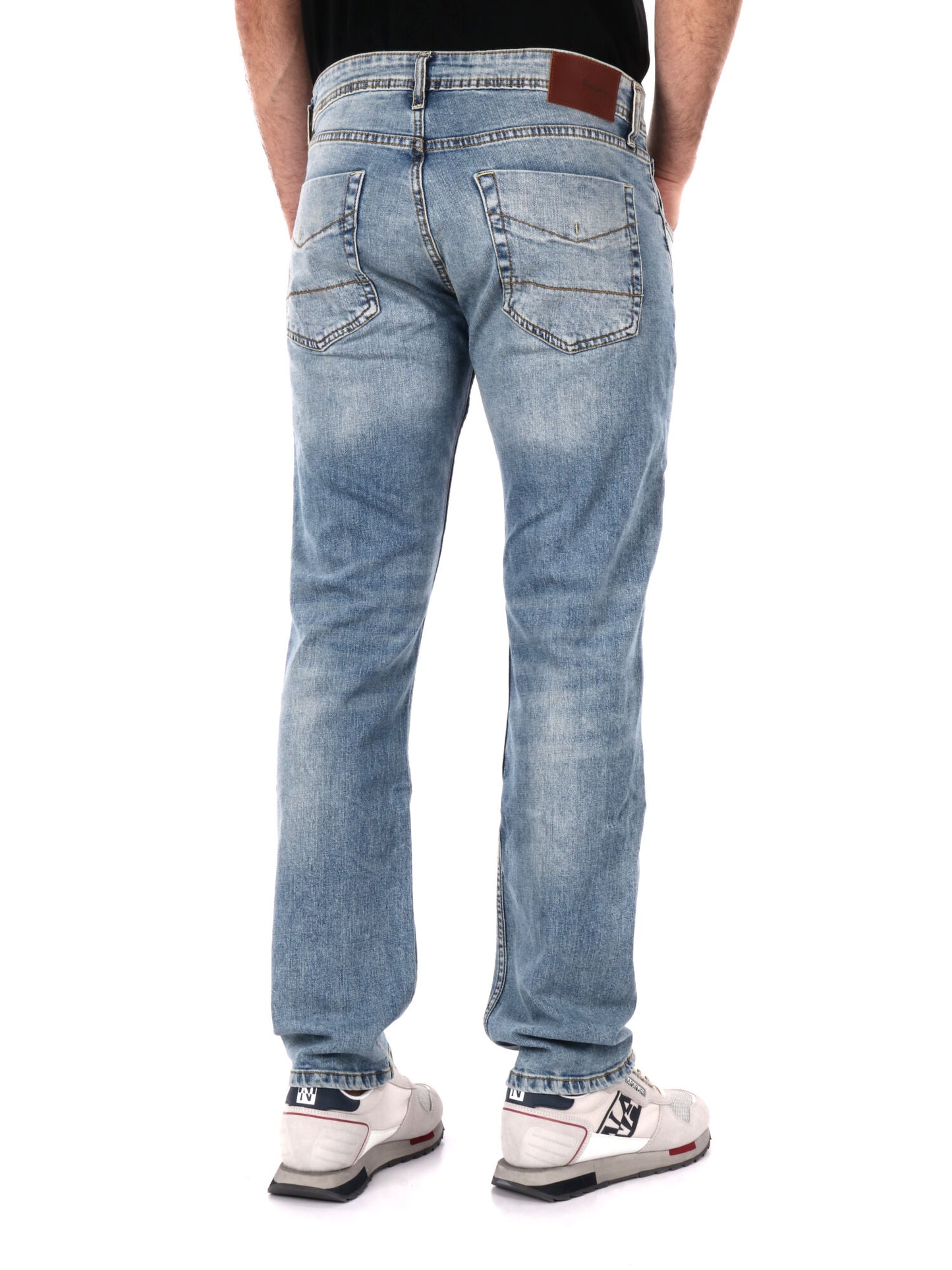 DENIM STRAIGHT PEPE JEANS DA UOMO BLU CHIARO