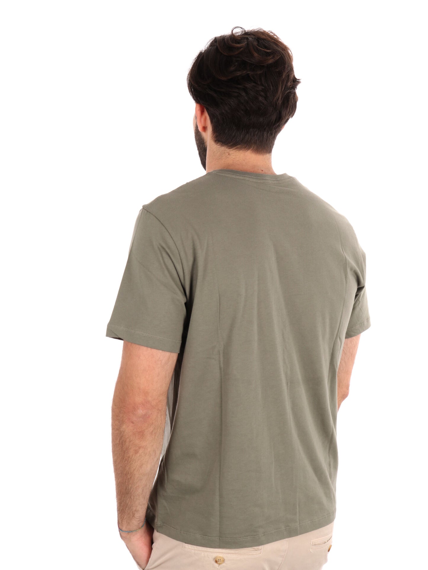 T-SHIRT EGGO PEPE JEANS UOMO VERDE MILITARE