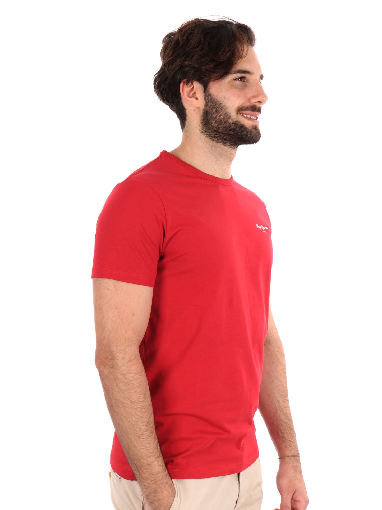 T-SHIRT ORIGINAL PEPE JEANS UOMO ROSSO