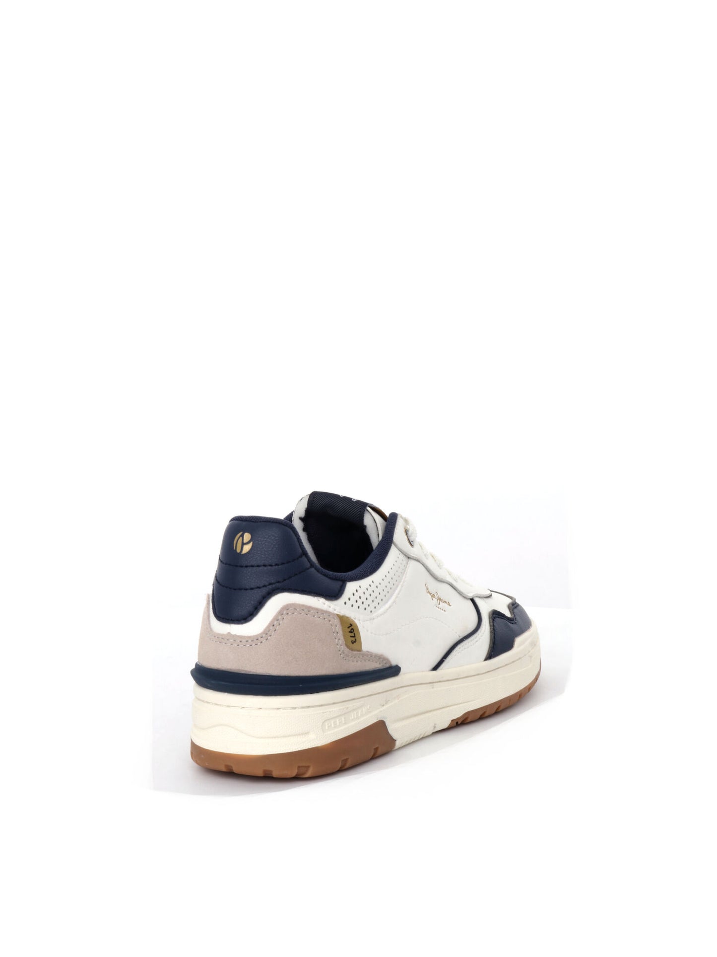SNEAKERS CHESTER PEPE JEANS UOMO BIANCO-BLU