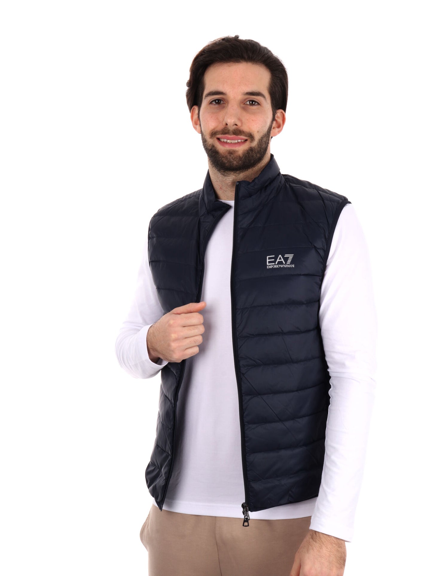 GILET CORE IDENTITY EA7 EMPORIO ARMANI UOMO BLU