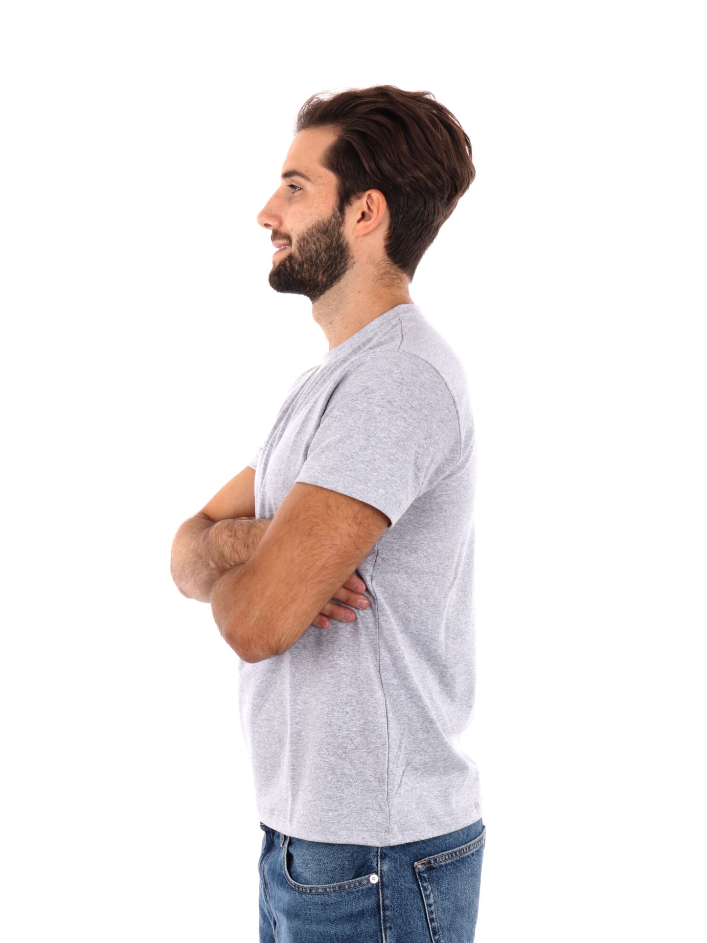 T-SHIRT PRATI FB UOMO GRIGIO