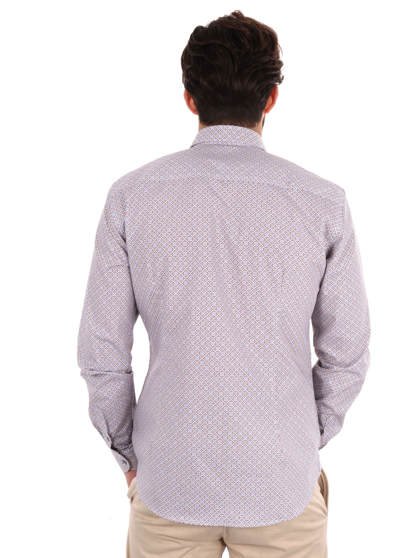 CAMICIA FANTASIA FB UOMO BEIGE