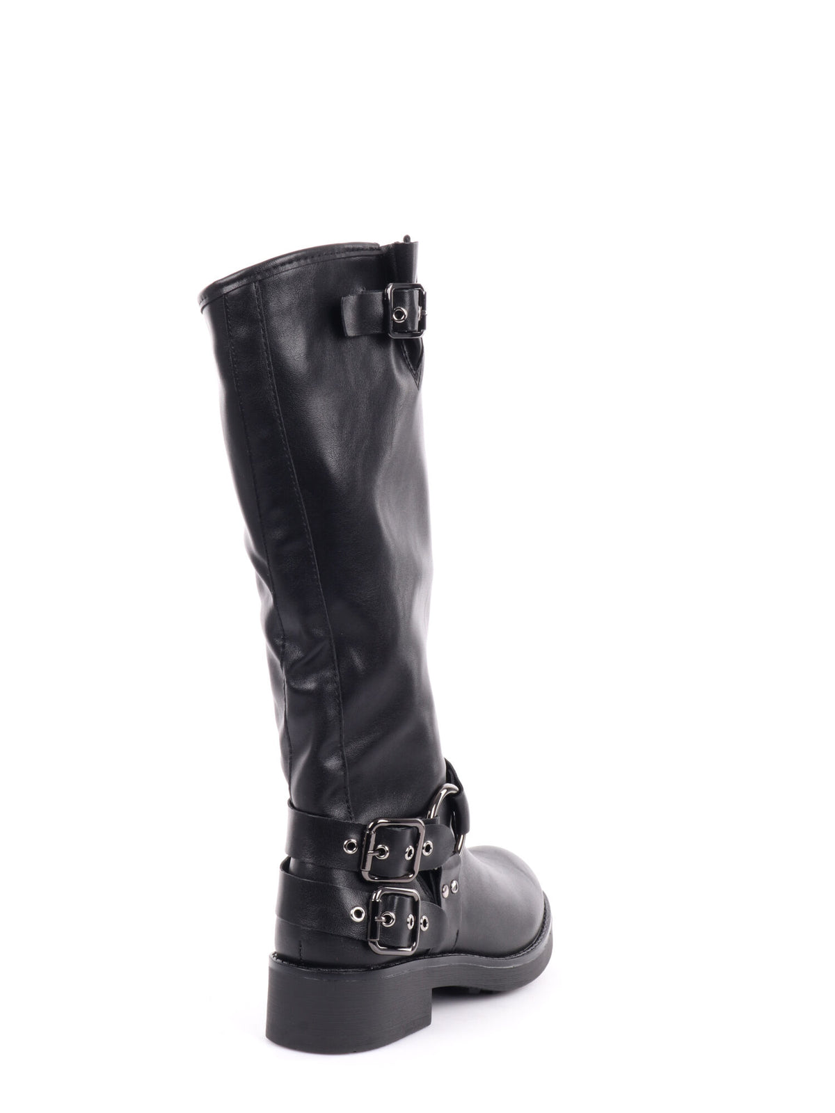 CLYO' STIVALE ALTO CON FIBBIA DONNA NERO
