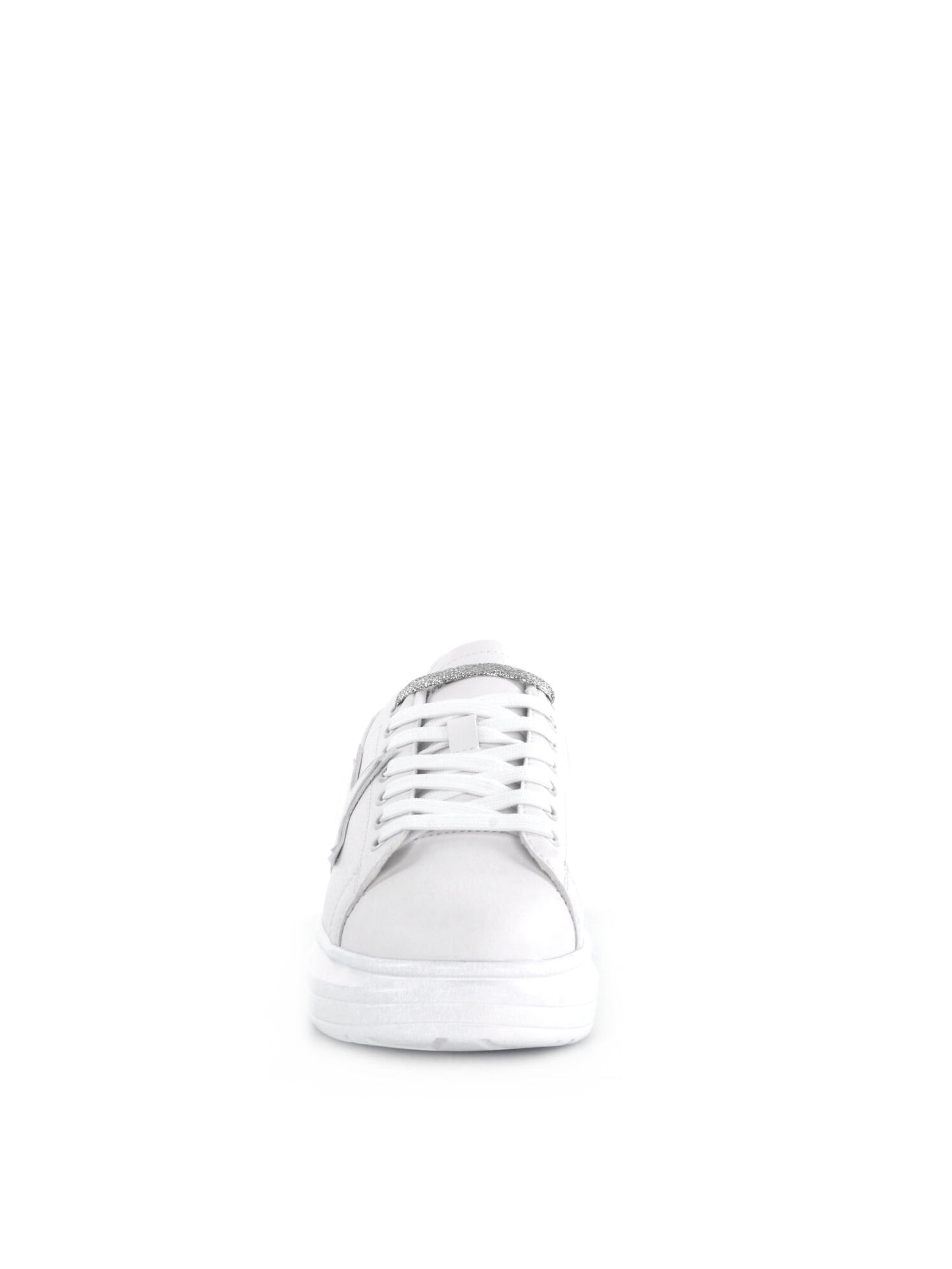 SNEAKERS KIM CON STRASS SHOPART DONNA BIANCO ARGENTO