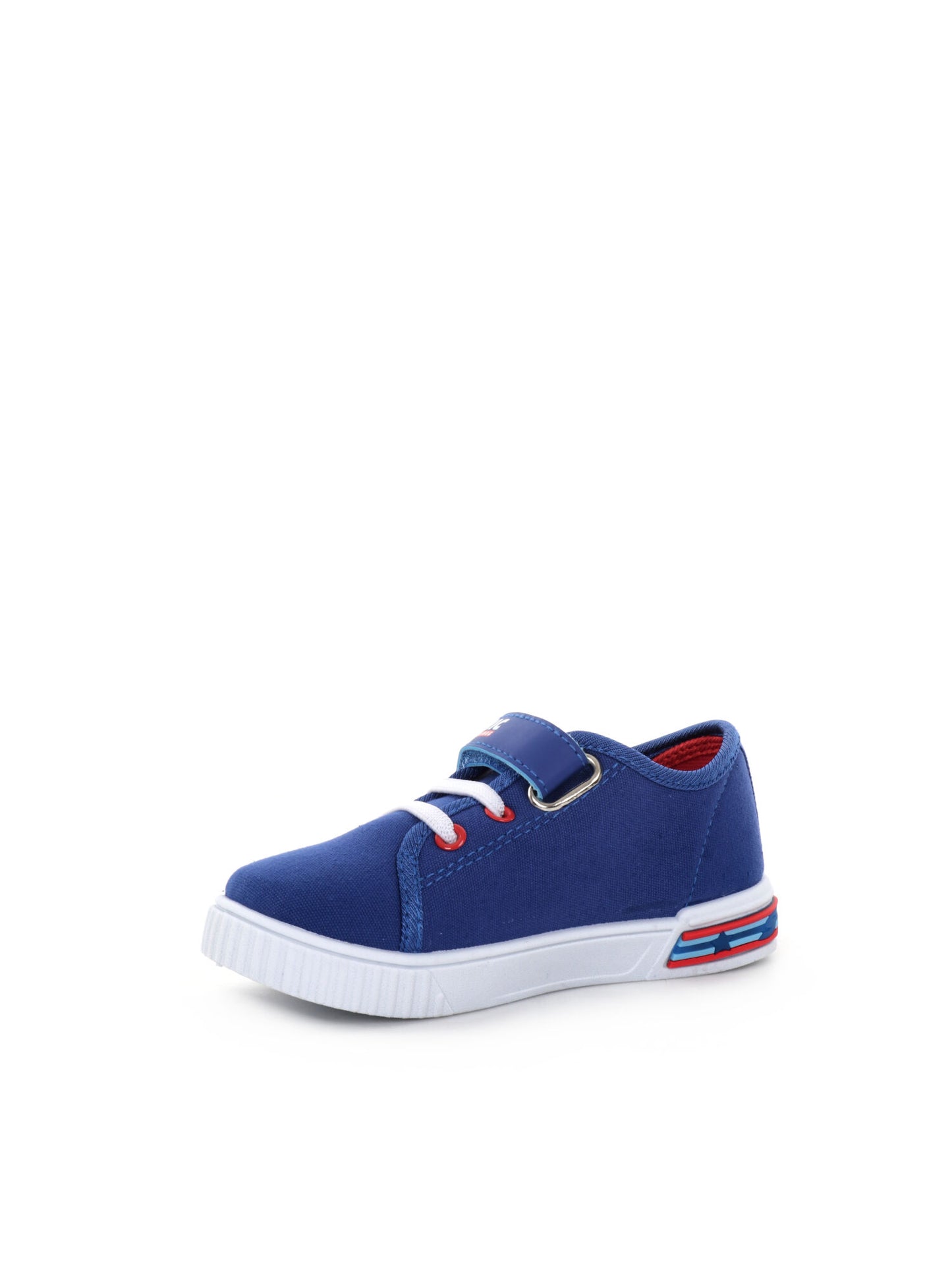 SNEAKERS IN TELA CON LUCI SONIC LEOMIL BAMBINO COBALTO