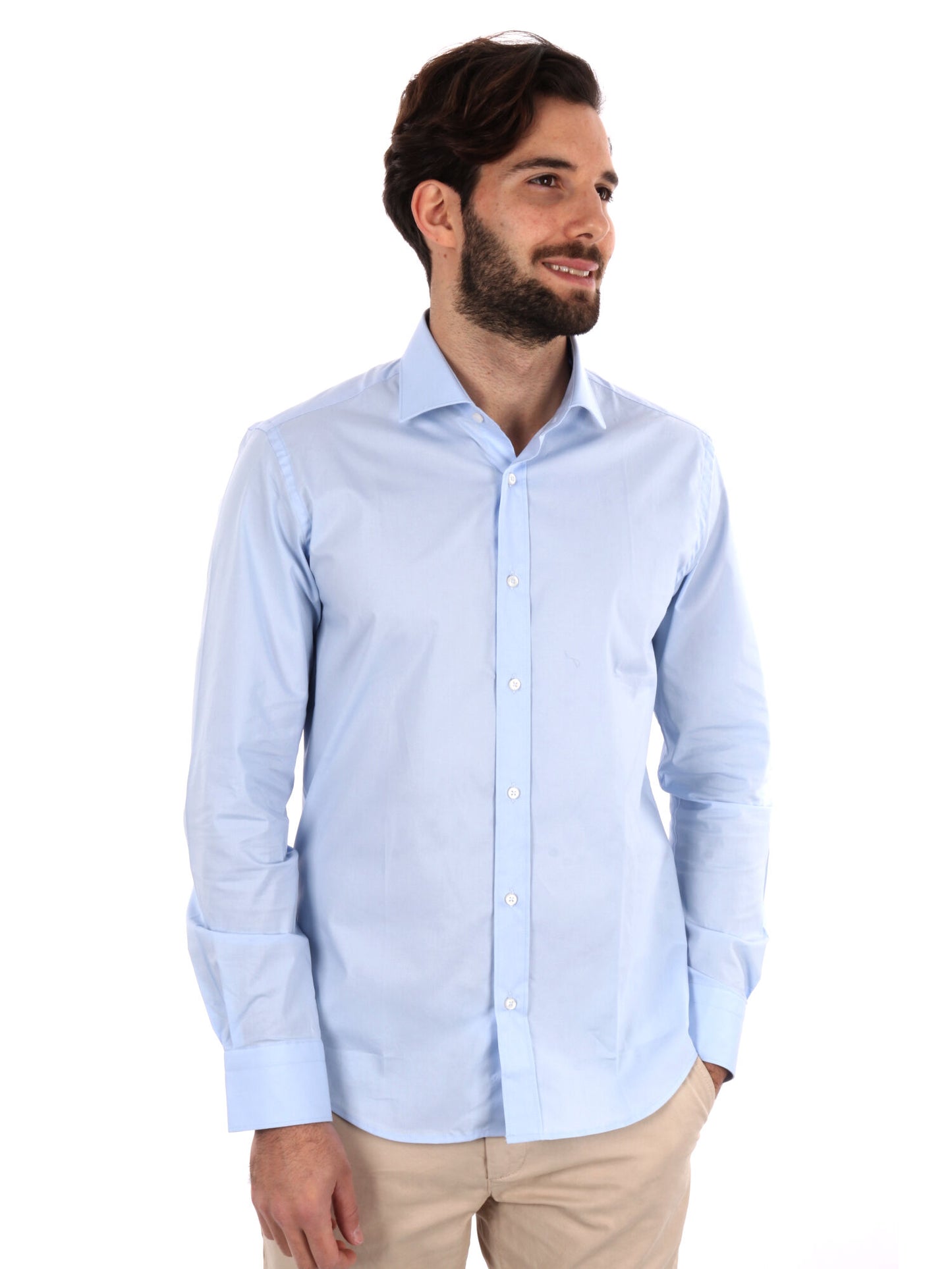CAMICIA SOFT FB UOMO CELESTE
