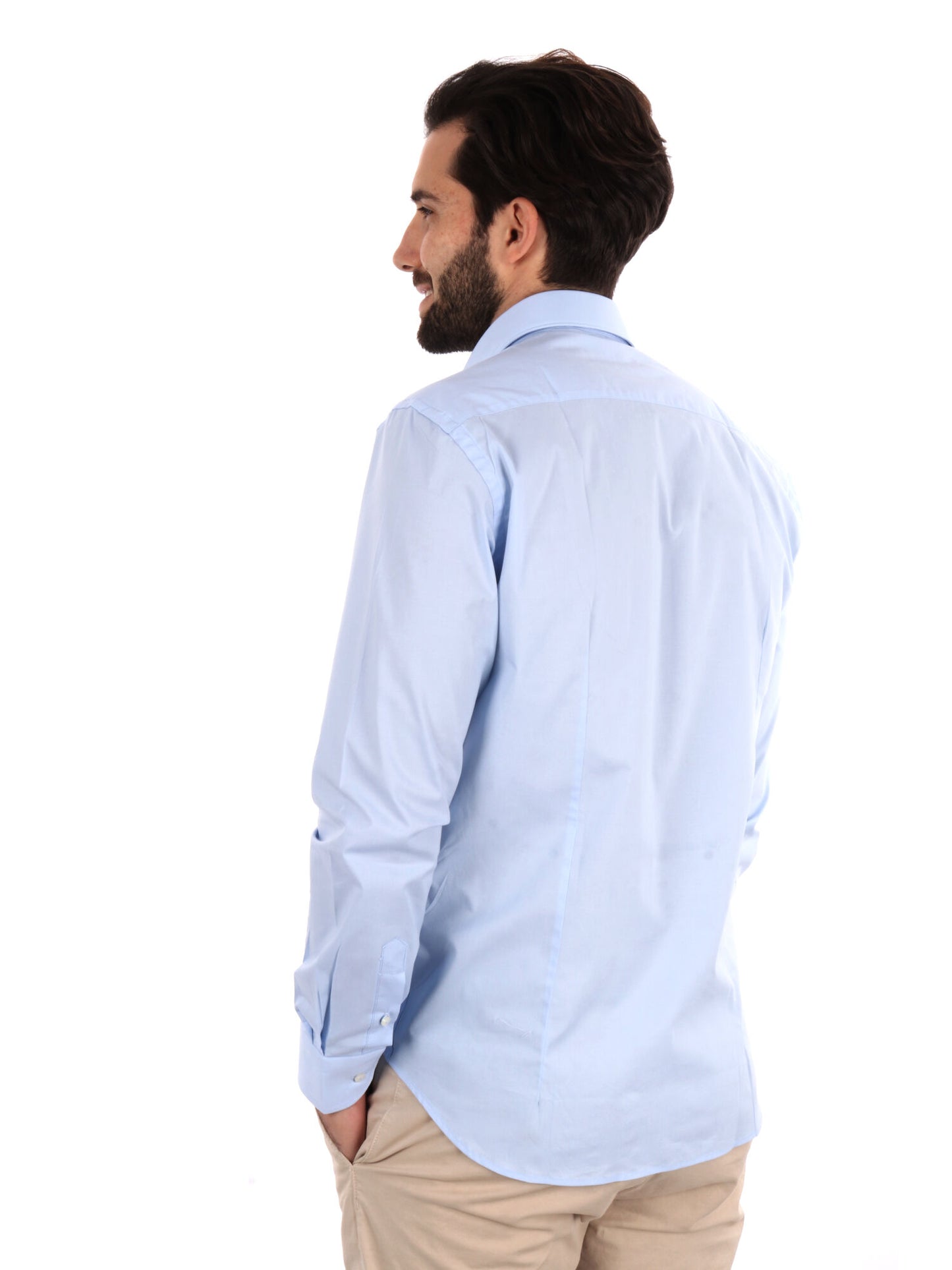 CAMICIA SOFT FB UOMO CELESTE