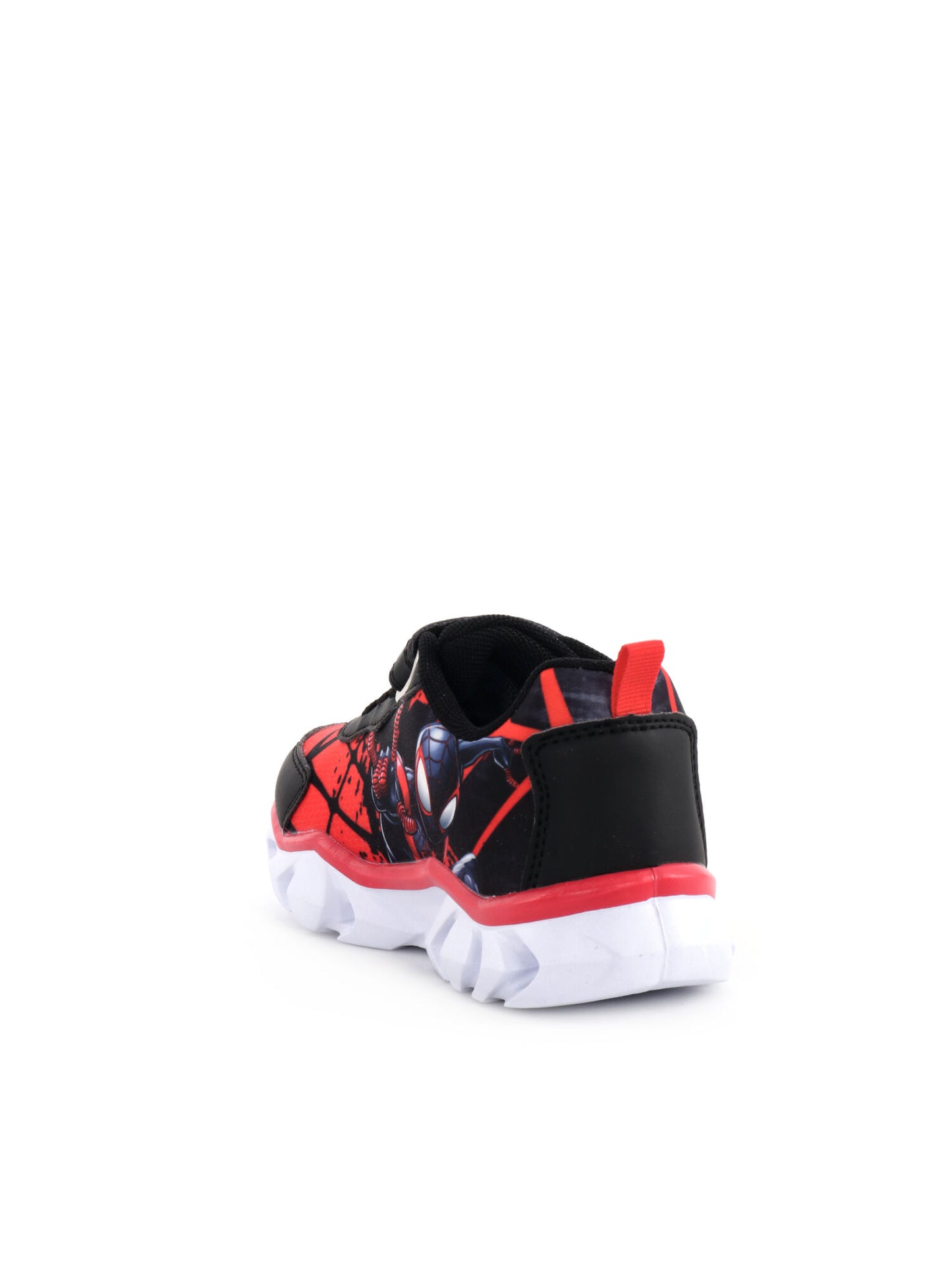 SNEAKERS CON SUOLA SCANALATA E LUCI SPIDERMAN LEOMIL BAMBINO NERO ROSSO