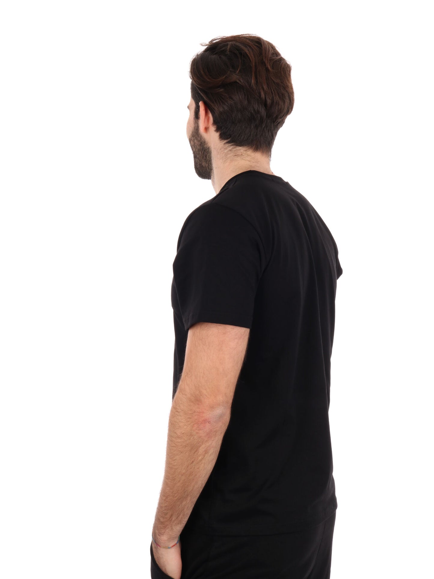 T-SHIRT LOGO A RILIEVO DROP SEASON 2 UOMO NERO