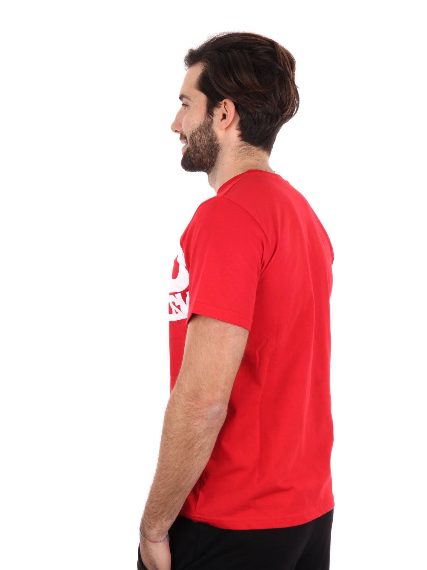 T-SHIRT MAXI LOGO DROP SEASON 2 UOMO ROSSO