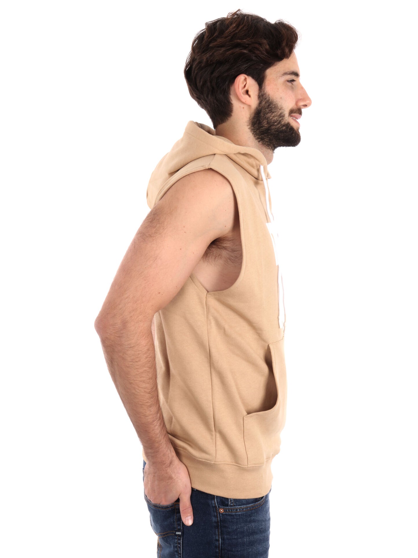 FELPA SMANICATA DROP SEASON 2 UOMO BISCOTTO
