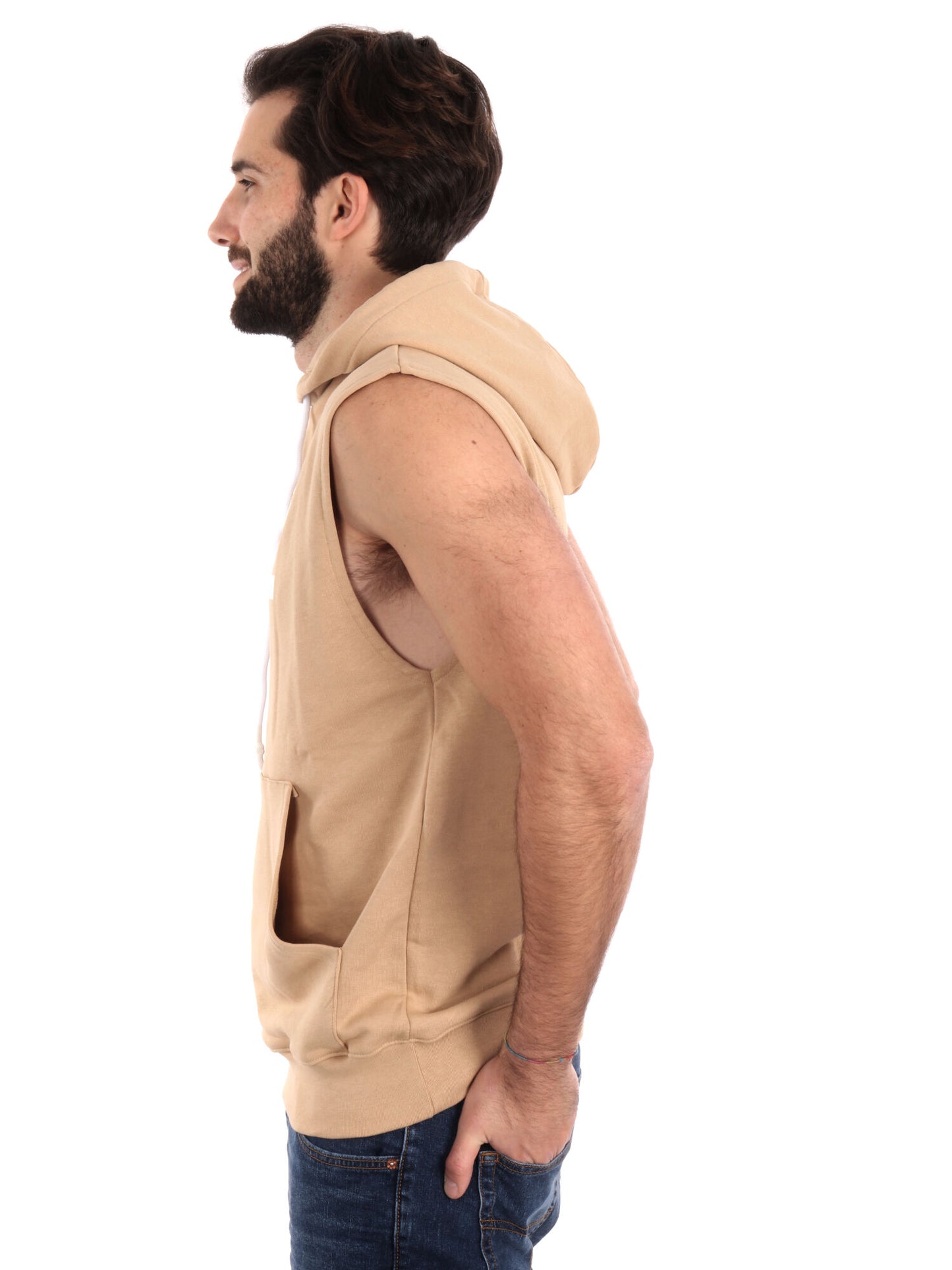 FELPA SMANICATA DROP SEASON 2 UOMO BISCOTTO