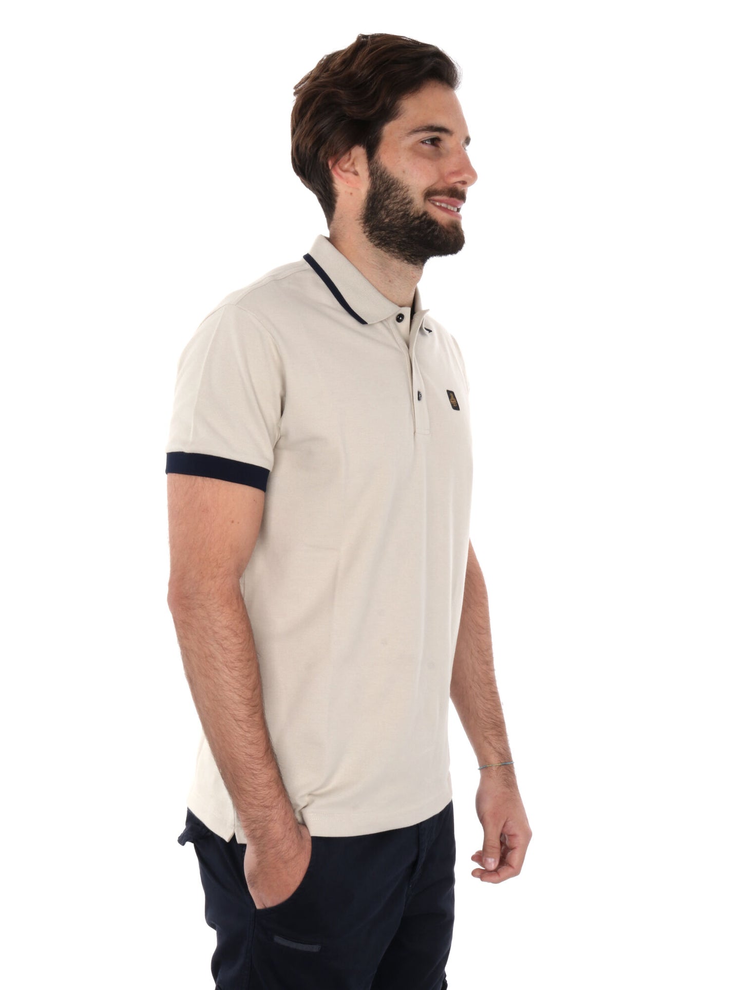 Polo Ray Refrigiwear da uomo in cotone beige