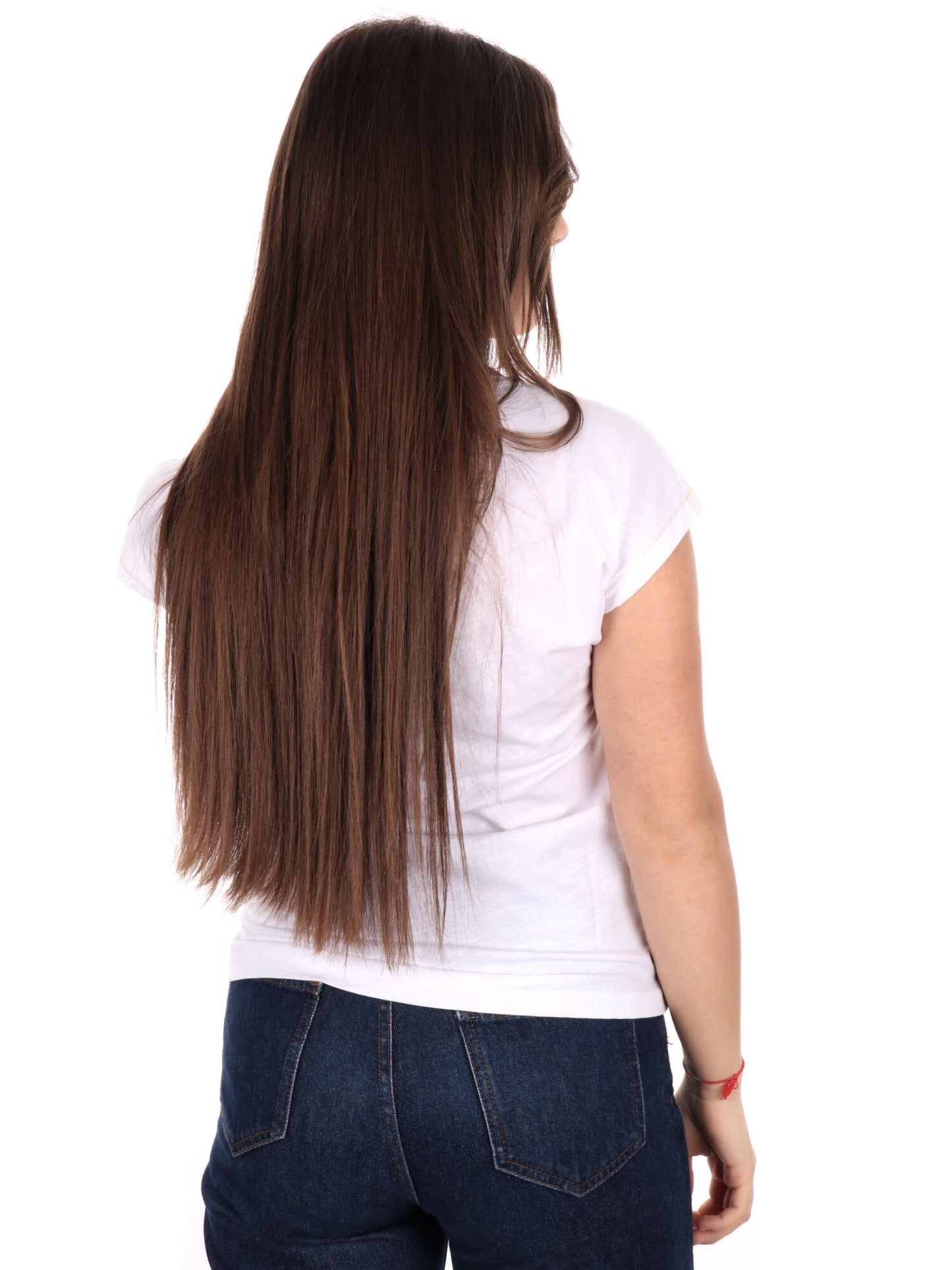 T-SHIRT CON STRASS YES ZEE DONNA BIANCO