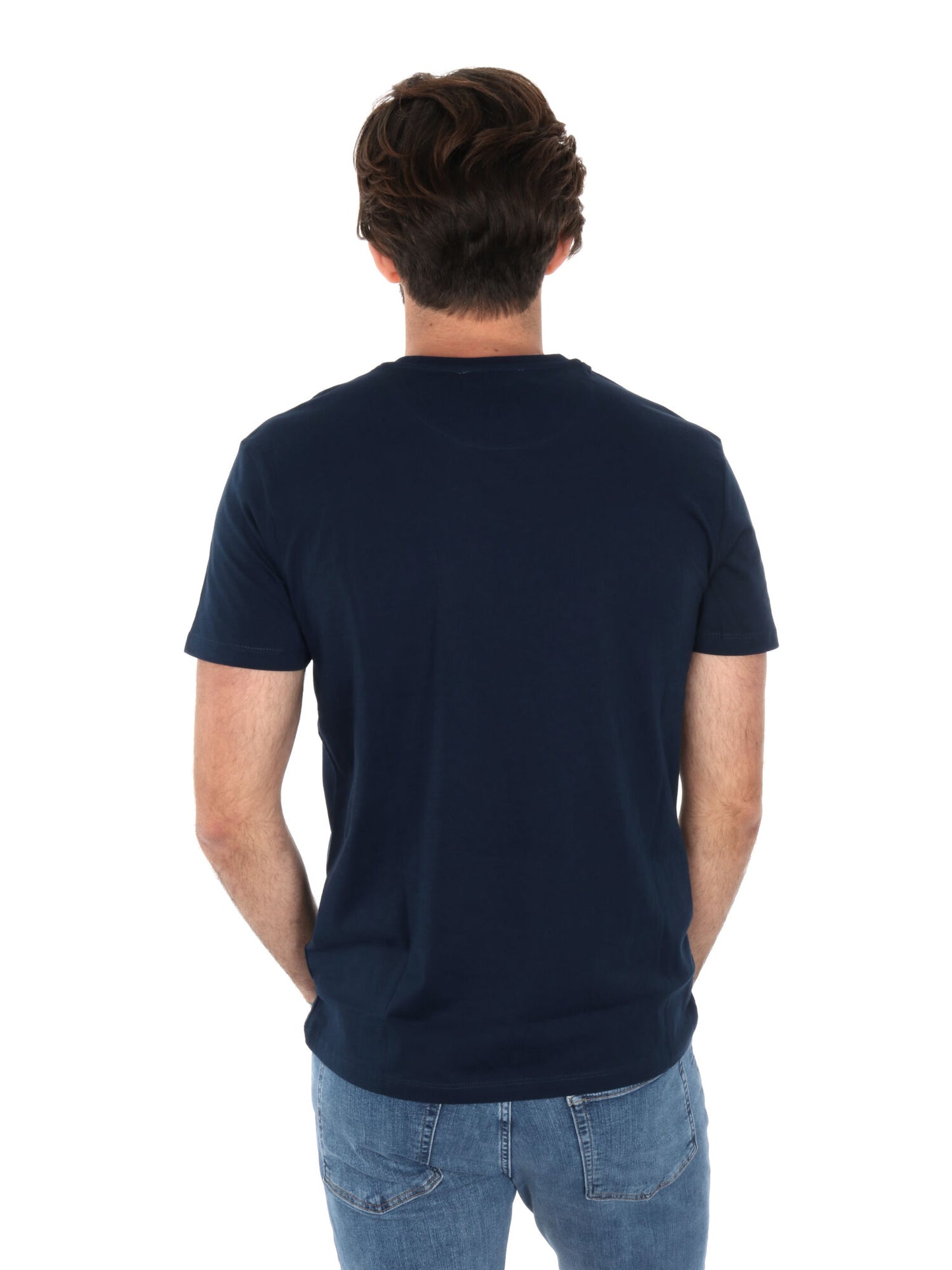 T-SHIRT CON TASCHINO YES ZEE UOMO BLU