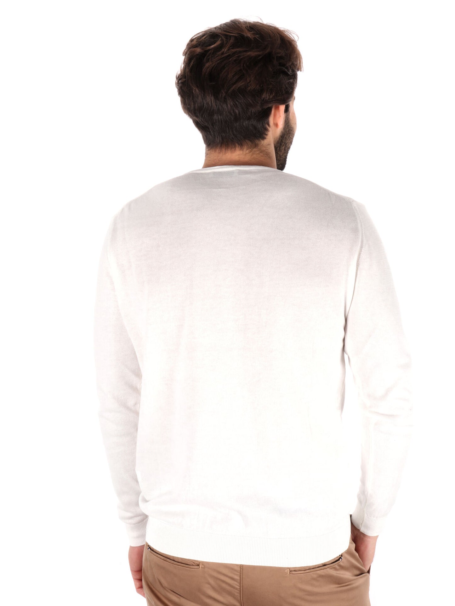 MAGLIA GIROCOLLO TAYLOR FB UOMO BIANCO